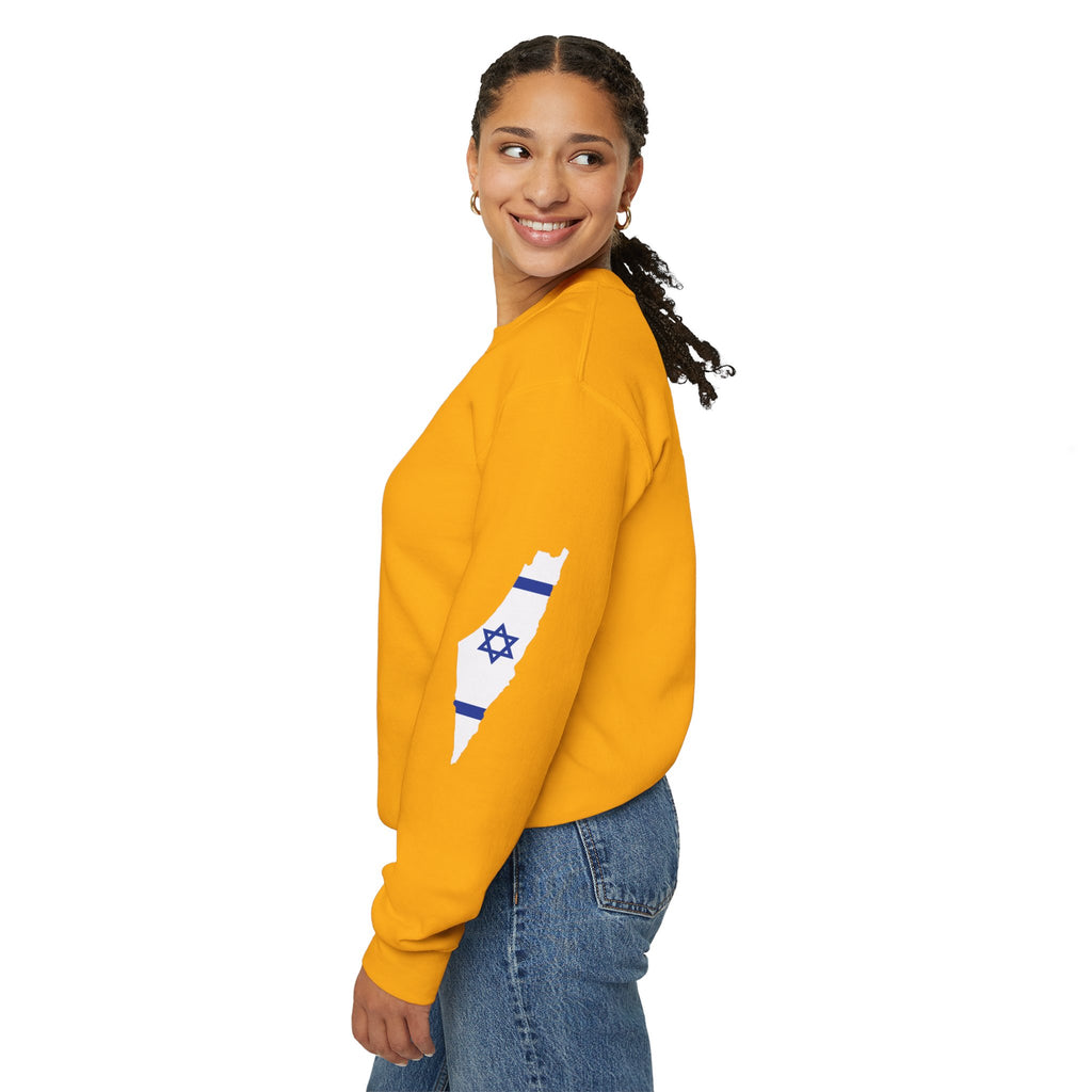 Jerusalem Crewneck Sweatshirt - Cozy Vintage Style, Unisex Casual Wear, Perfect for Everyday, Gifts, Celebrations, Sports Events