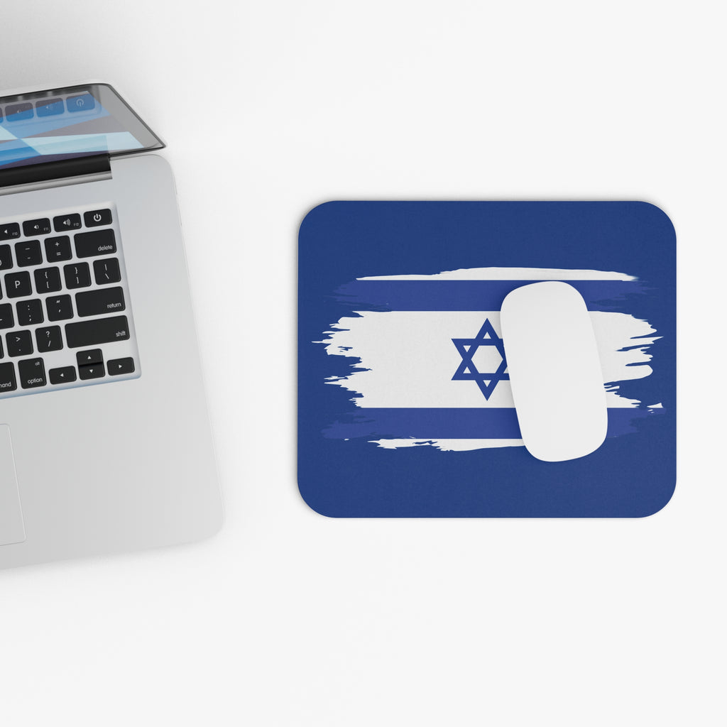 Israel Flag Mouse Pad, Desk Accessory for Students, Home Office Decor, Jewish Gifts, National Holidays