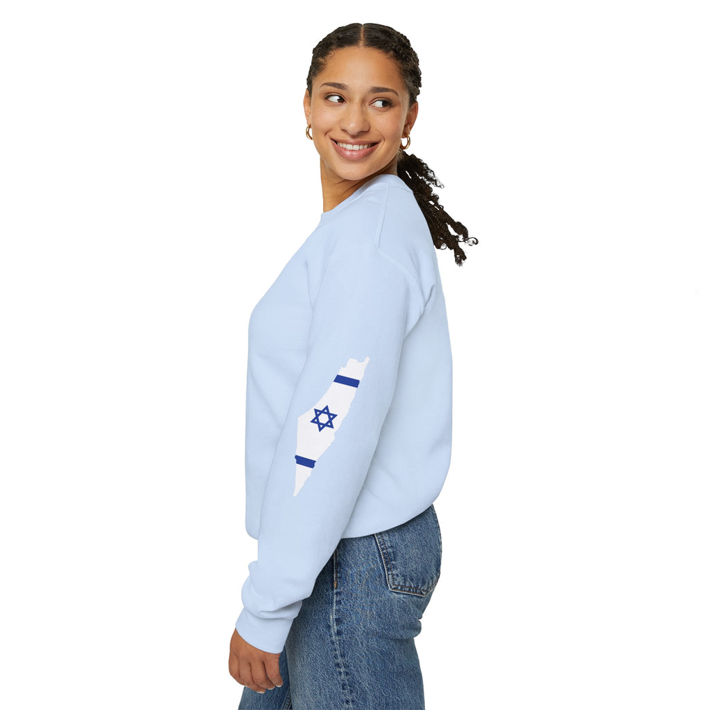 Jerusalem Crewneck Sweatshirt - Cozy Vintage Style, Unisex Casual Wear, Perfect for Everyday, Gifts, Celebrations, Sports Events