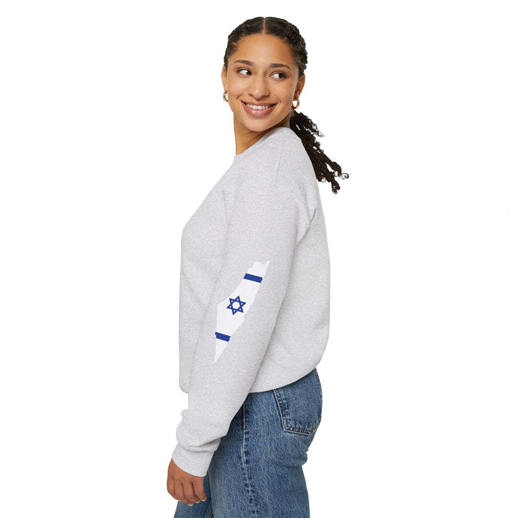 Jerusalem Crewneck Sweatshirt - Cozy Vintage Style, Unisex Casual Wear, Perfect for Everyday, Gifts, Celebrations, Sports Events