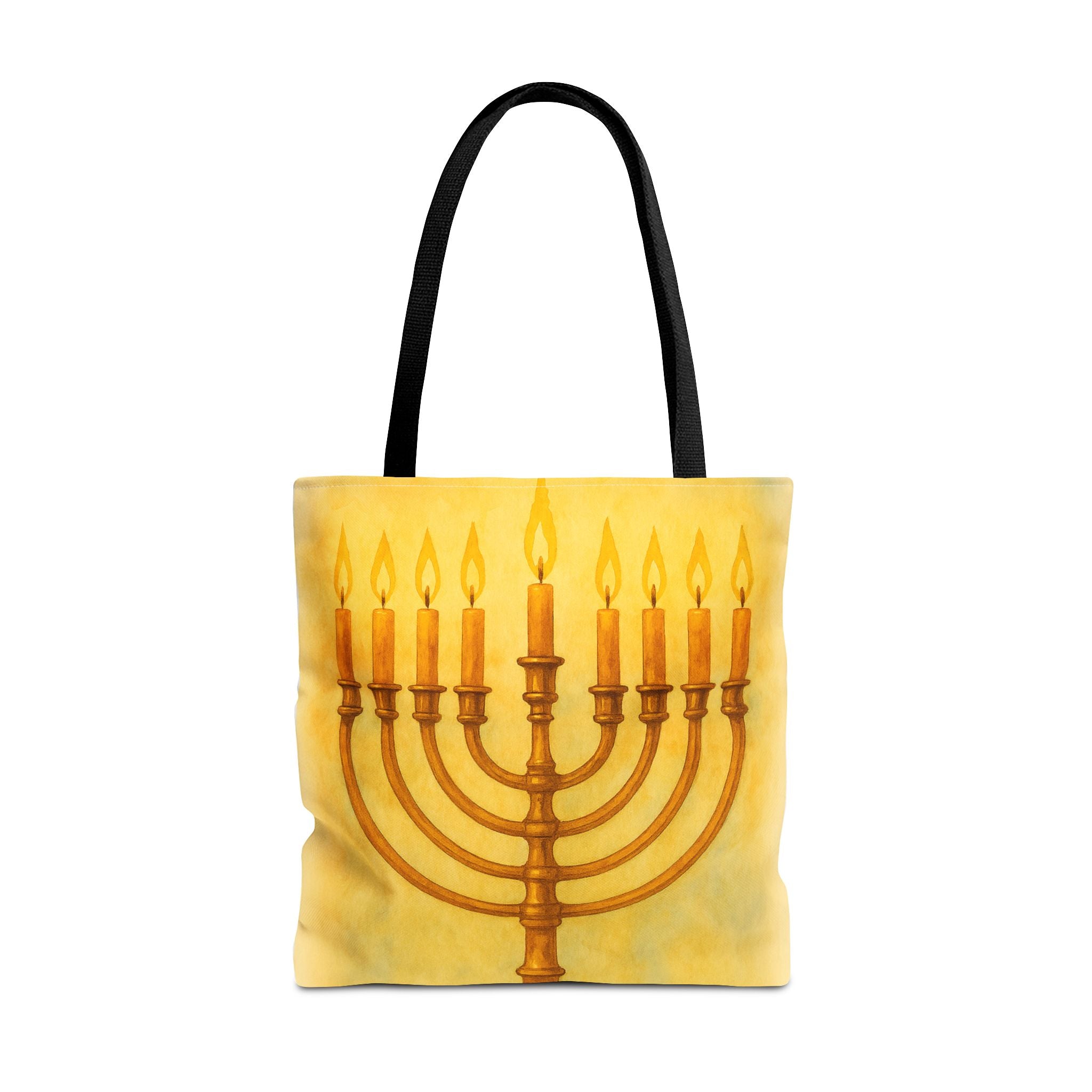 Menorah Tote Bag | Hanukkah Tote | Holiday Gift | Reusable Shopping Bag | Jewish Festival Essentials