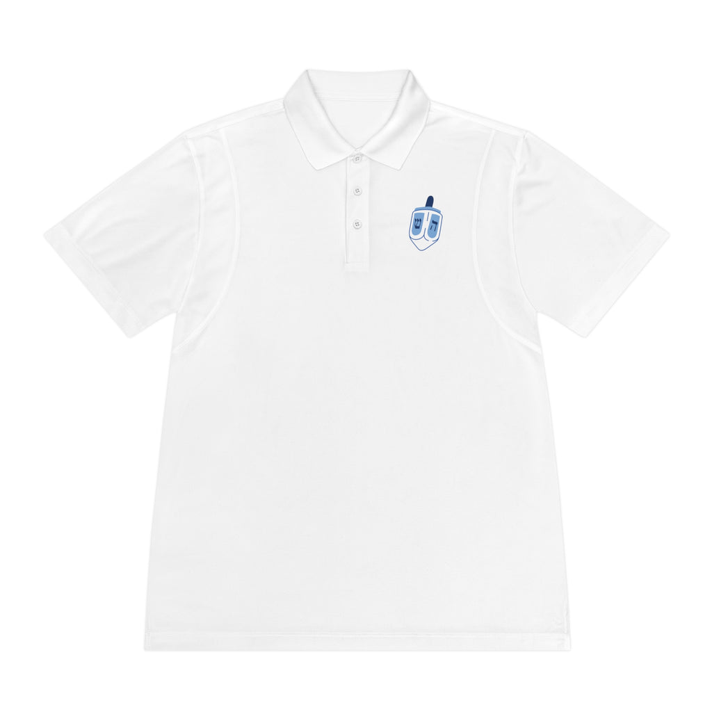 Men's Dreidel Sport Polo Shirt - Casual Comfort for Active Lifestyle, Perfect for Golf, Tennis, Father's Day, Birthday Gifts, Summer Style