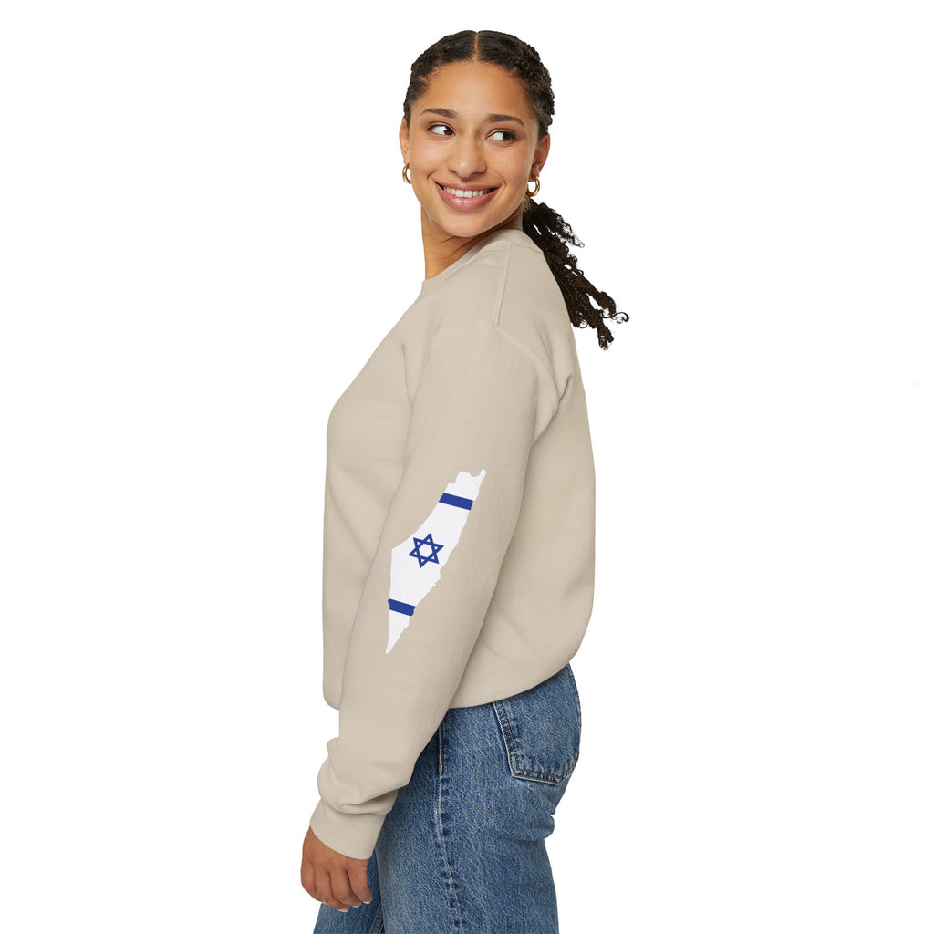 Jerusalem Crewneck Sweatshirt - Cozy Vintage Style, Unisex Casual Wear, Perfect for Everyday, Gifts, Celebrations, Sports Events