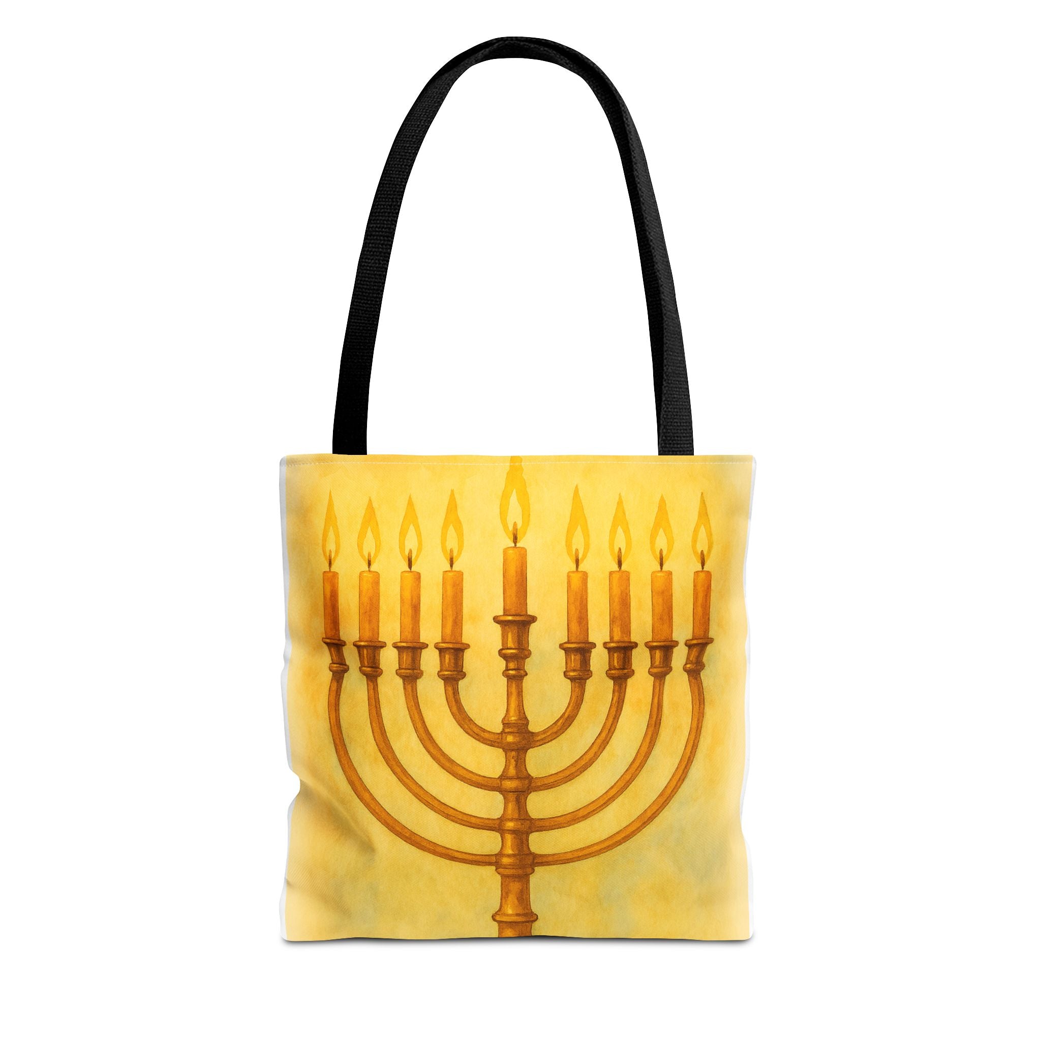 Menorah Tote Bag | Hanukkah Tote | Holiday Gift | Reusable Shopping Bag | Jewish Festival Essentials