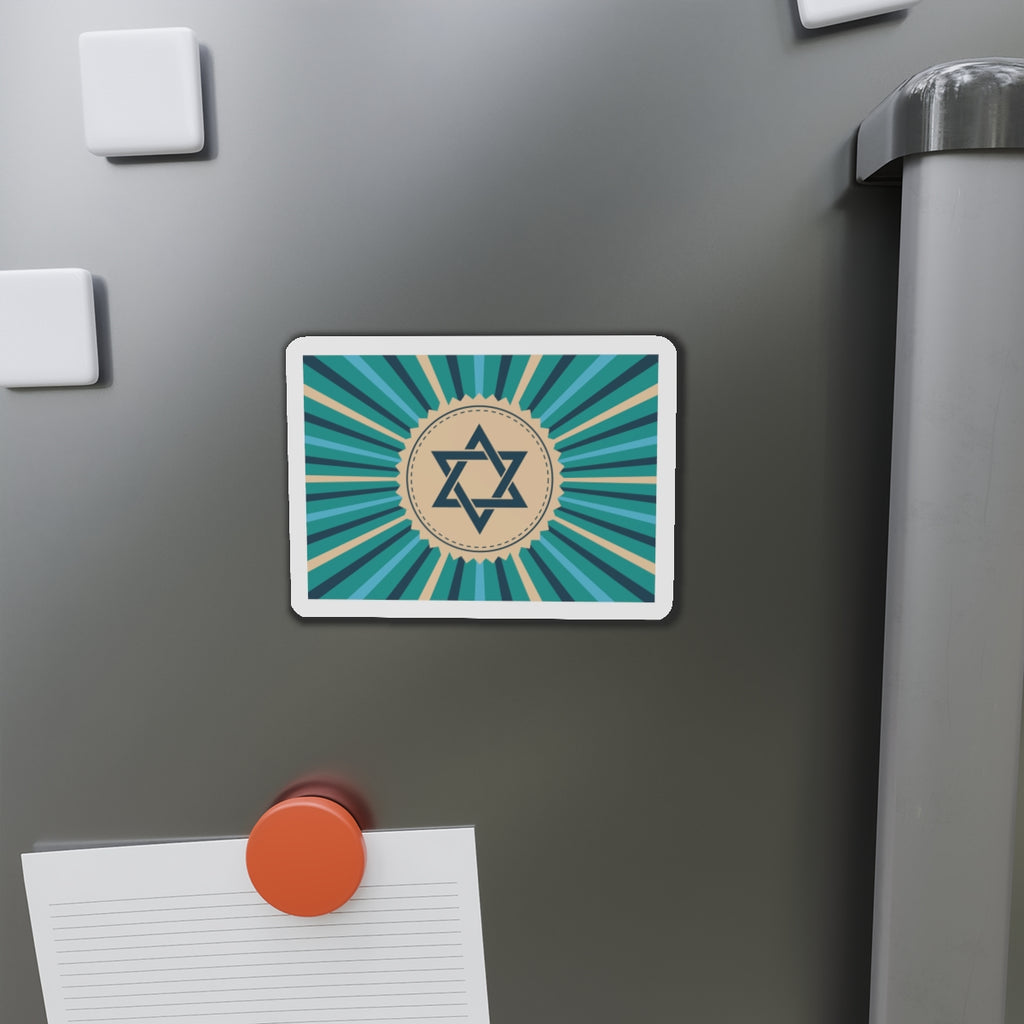 Jewish Star Die-Cut Magnets | Stylish Home Decor, Fridge Art