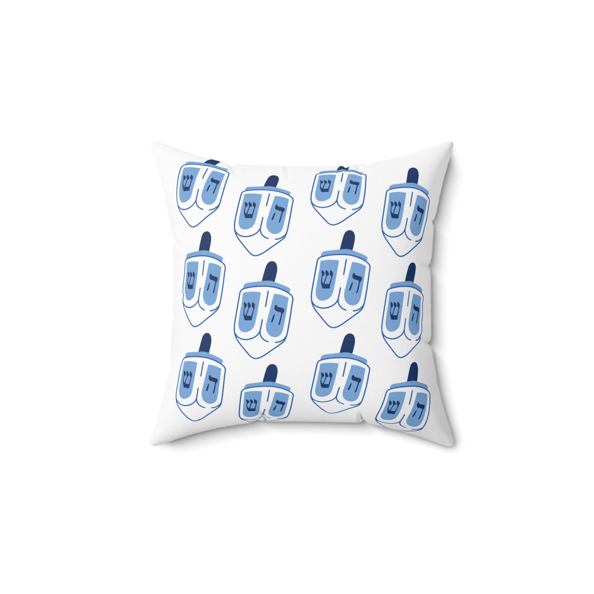 Dreidel Decorative Pillow | Hanukkah Home Decor, Jewish Festival Cushion, Holiday Throw Pillow, Gift for Him/Her, Cozy Accent