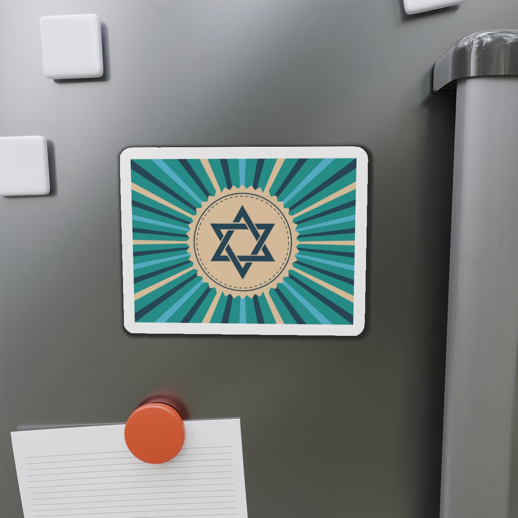 Jewish Star Die-Cut Magnets | Stylish Home Decor, Fridge Art