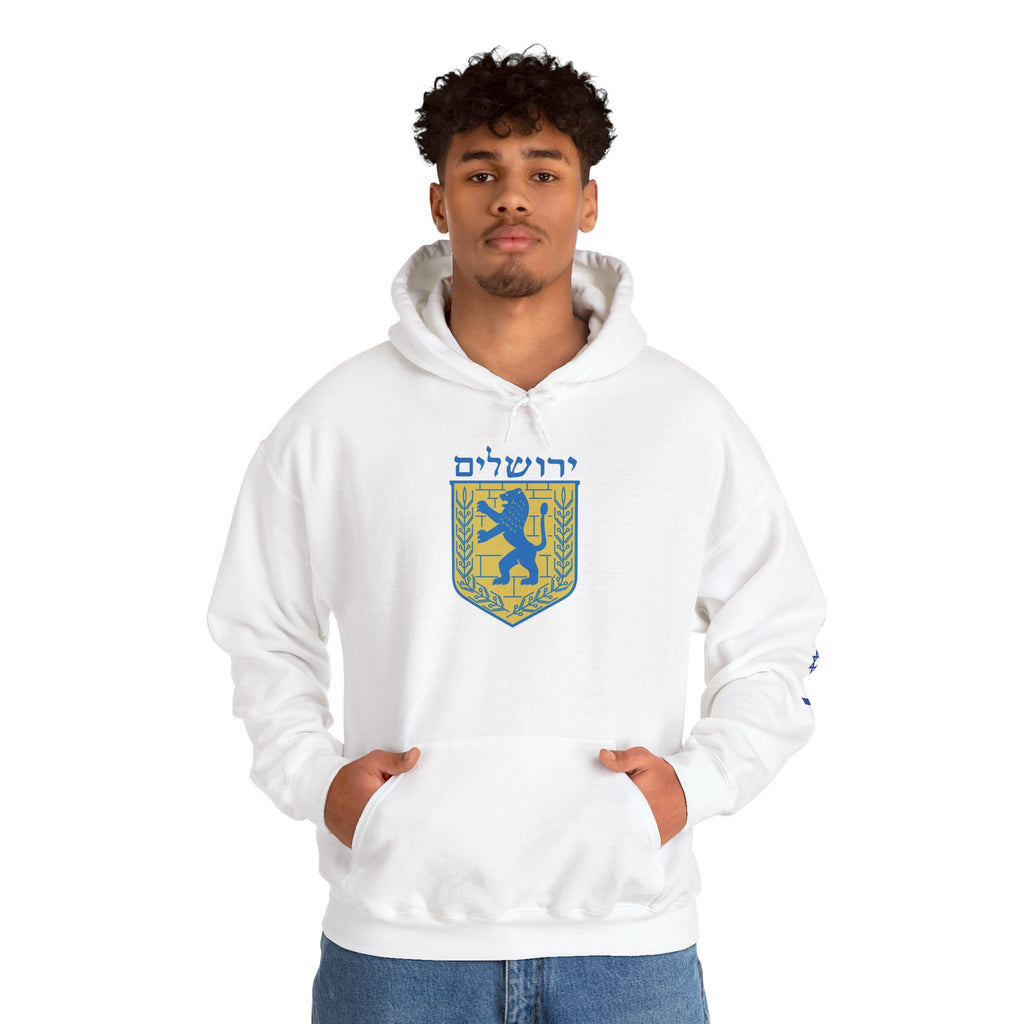 Stylish Jerusalem Unisex Heavy Blend™ Hoodie, Cozy Gift for Fans, Ideal for Celebrations, Streetwear, Everyday Comfort, Unique Graphic Design