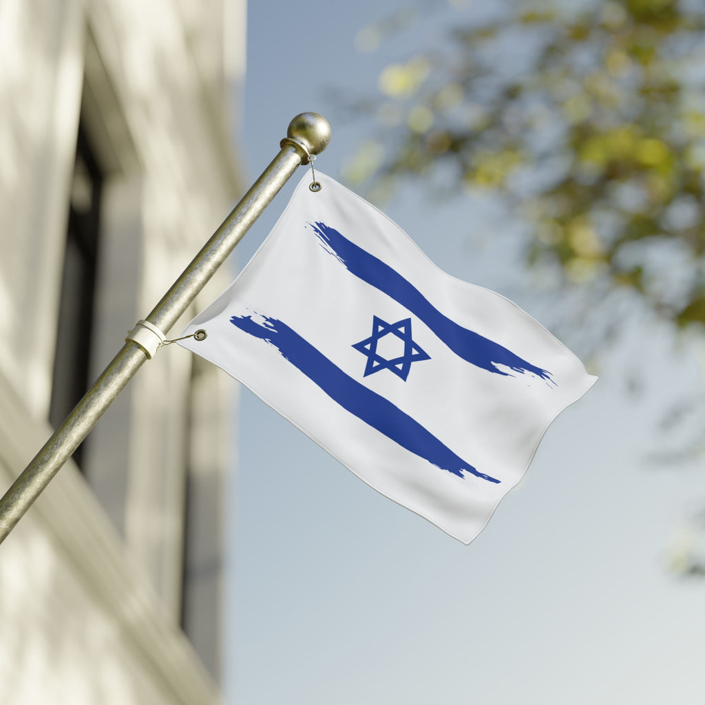 Israeli Double-Sided Flag, Outdoor Decor, Patriotic Banner, Holiday Flag, Garden Decoration