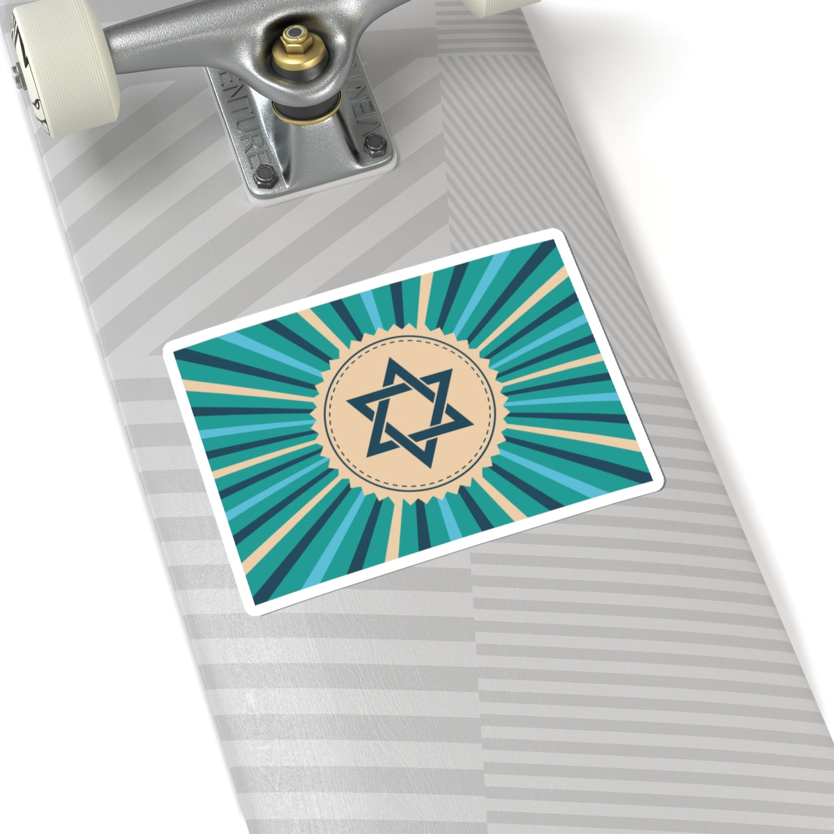 Jewish Star Kiss-Cut Stickers | Colorful Vinyl Decals for Laptops, Water Bottles, Gifts, Celebrations