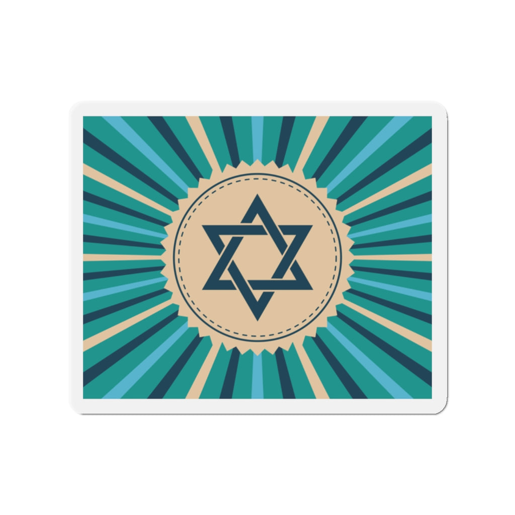 Jewish Star Die-Cut Magnets | Stylish Home Decor, Fridge Art