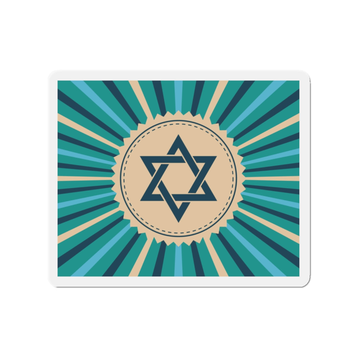 Jewish Star Die-Cut Magnets | Stylish Home Decor, Fridge Art