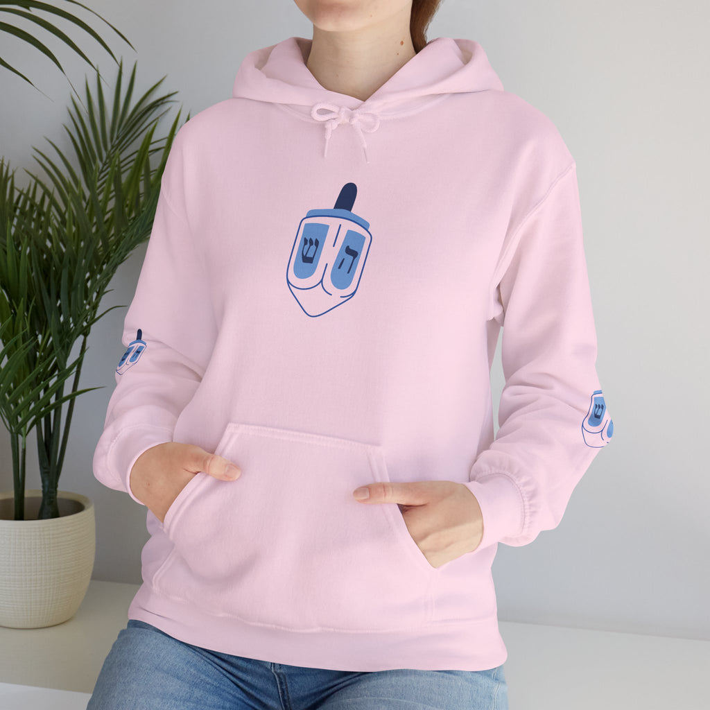Hanukkah Dreidel Hooded Sweatshirt, Unisex Holiday Apparel, Festive Spinning Top Hoodie, Cozy Gift for Men and Women, Winter [...]