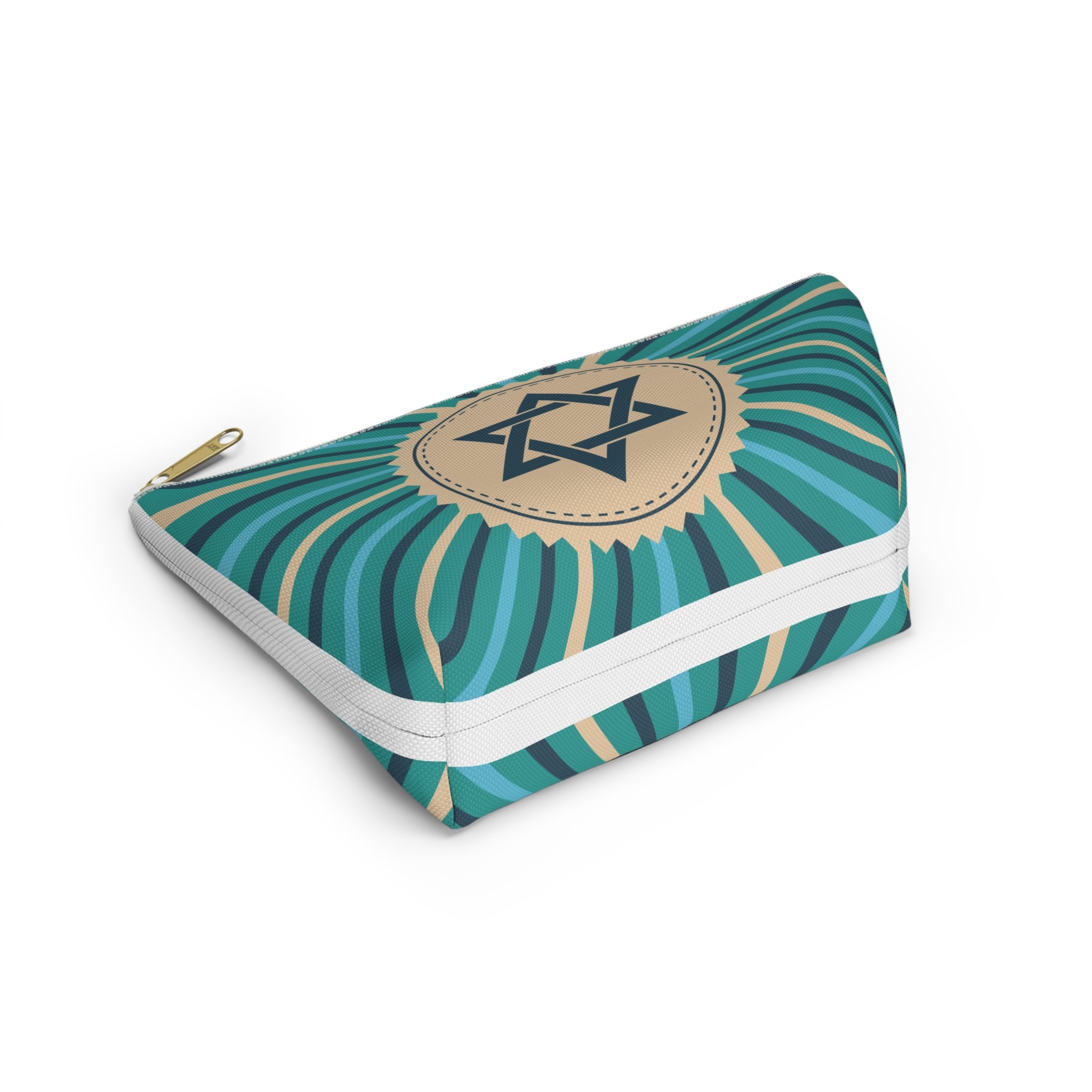 Star of David Jewelry Accessory Pouch, Stylish Travel Makeup Bag