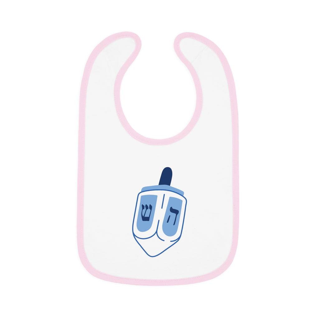 Baby Dreidel Bib, Cute Baby Bib, Hanukkah Gift, Holiday Accessories, Baby Shower Gift, Infant Feeding