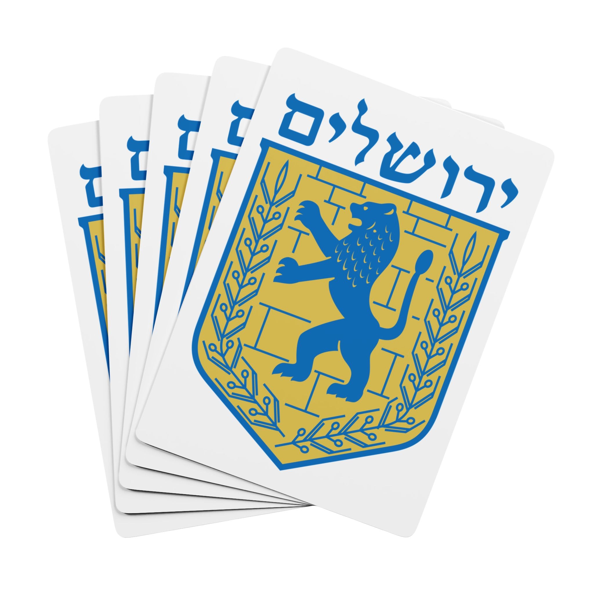 Jerusalem Playing Cards Set for Poker Nights, Unique Gift for Gamers, Casino-themed Collectibles, Ideal for Home Decor and Game Rooms, [...]