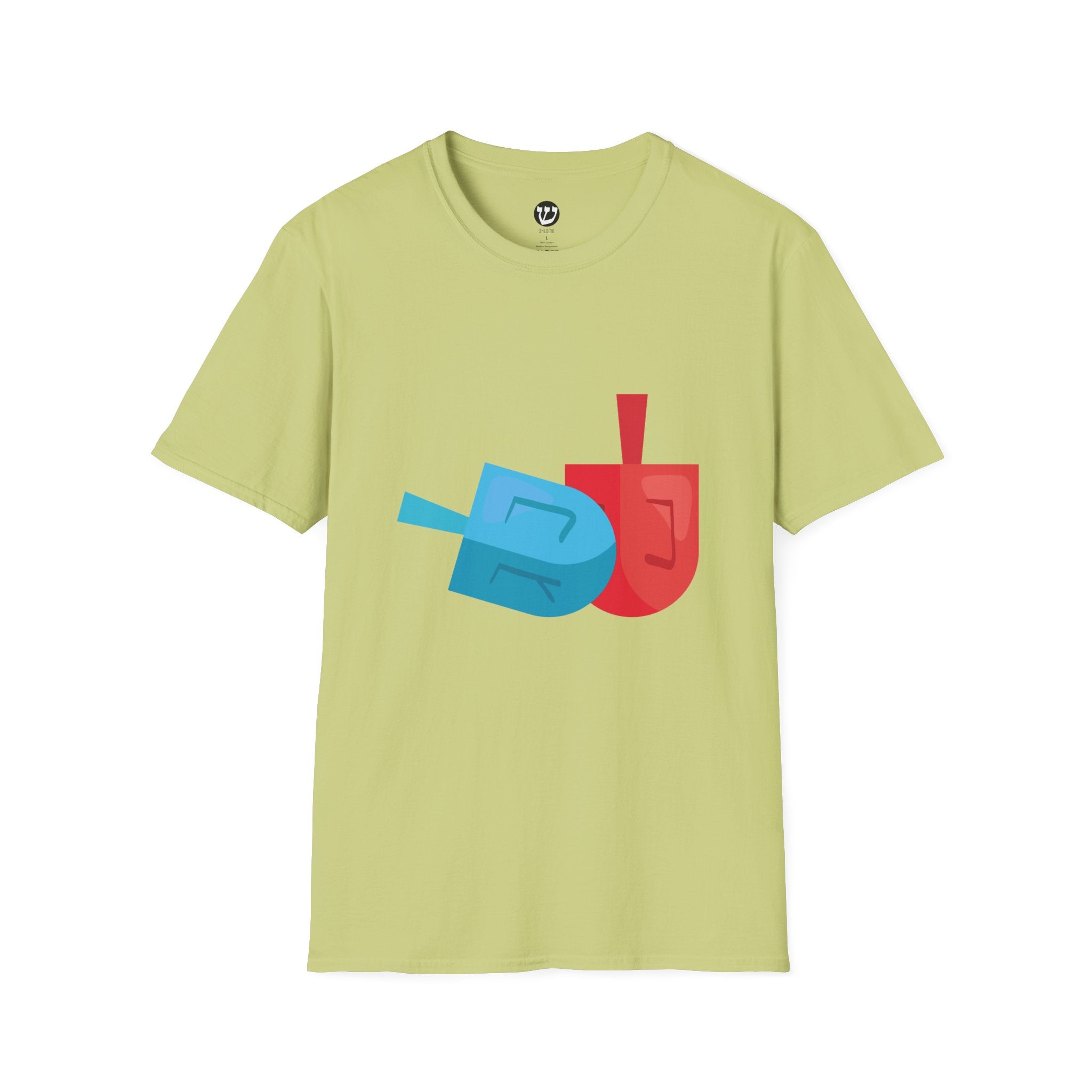 Dreidel T-Shirt with Colorful Design - Perfect for Celebrations, Gifts, Birthdays, Casual Wear, and Family Gatherings