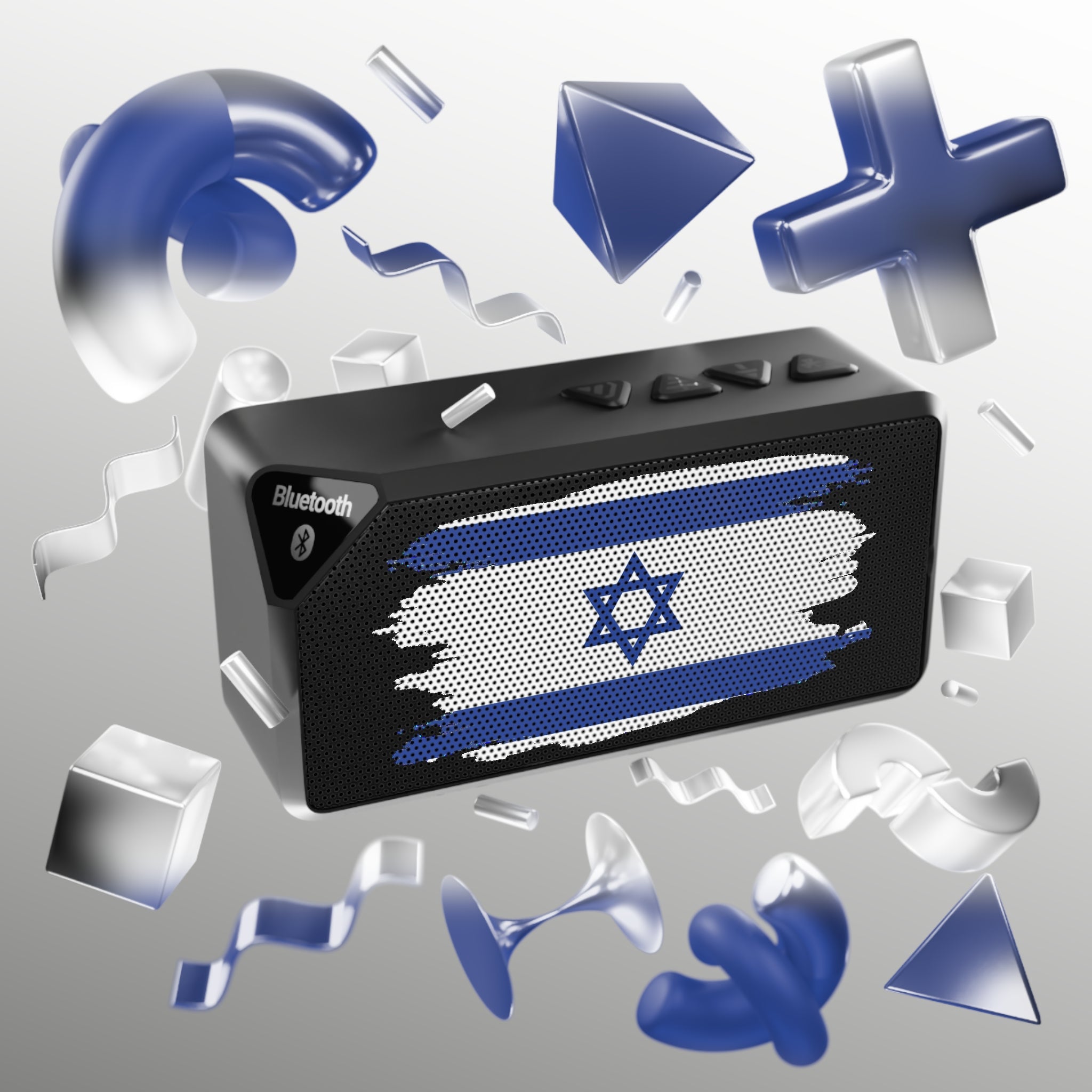 Israeli Flag Bluetooth Speaker