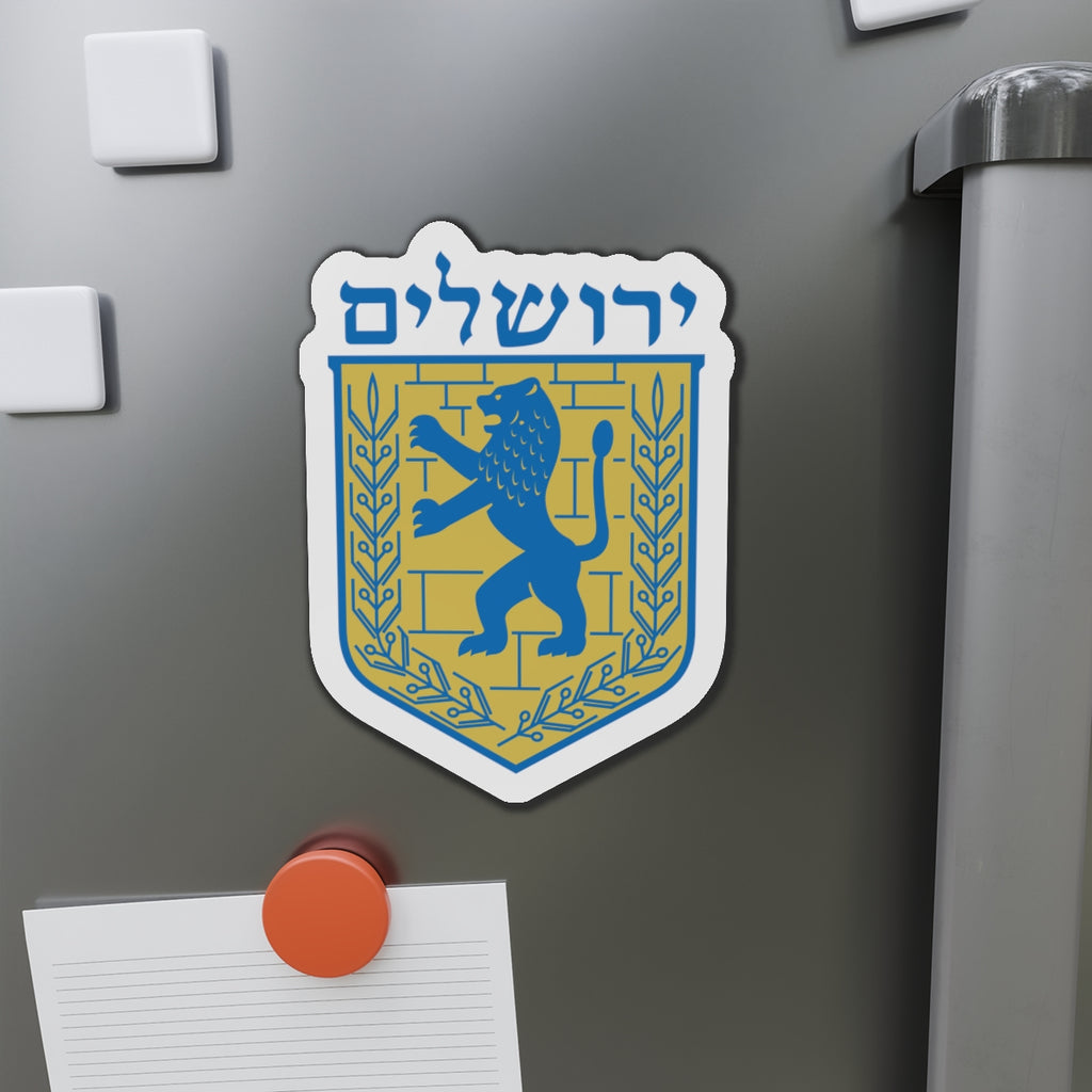 Jerusalem Die-Cut Magnets - Decorative Fridge Magnets, Travel Souvenir, Jewish Home Decor, Gift for Friends, Israel Lovers