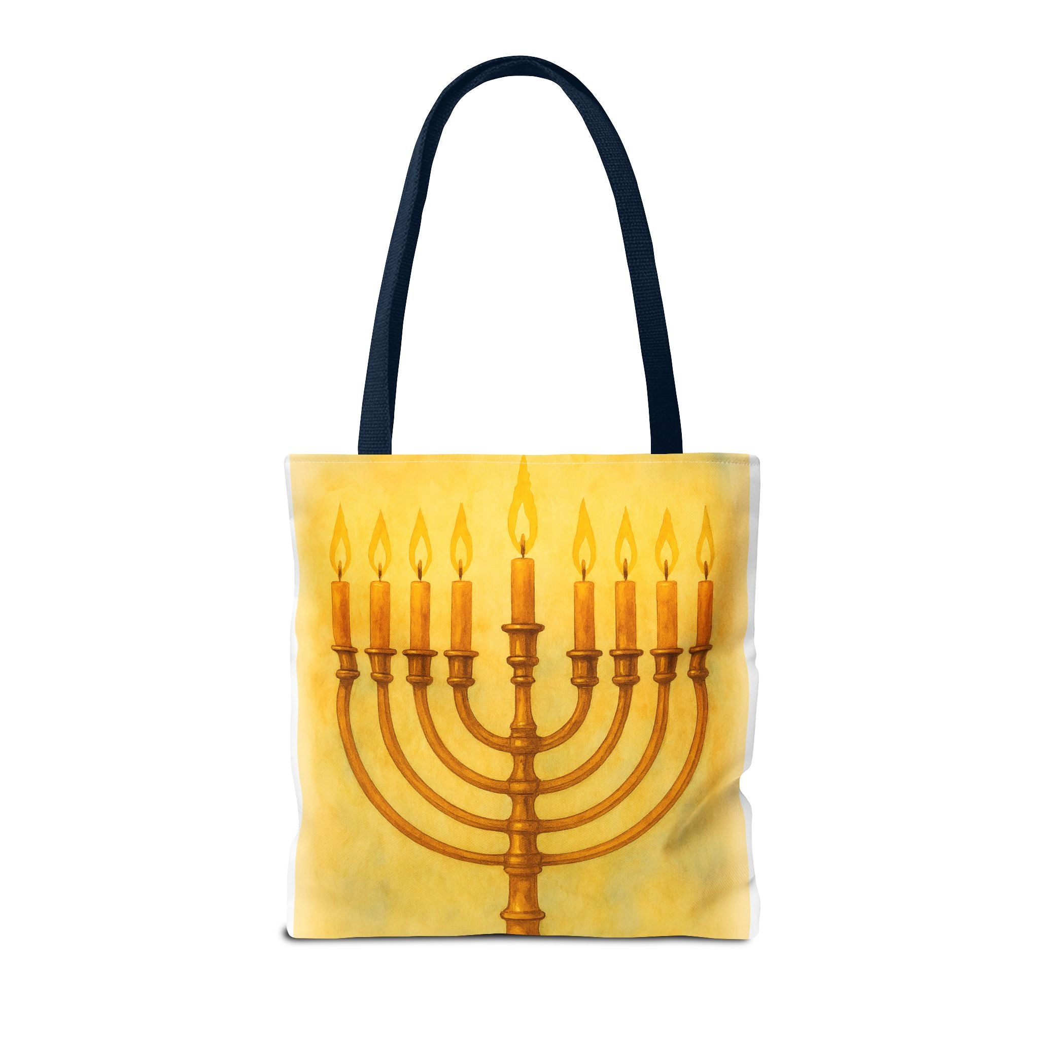 Menorah Tote Bag | Hanukkah Tote | Holiday Gift | Reusable Shopping Bag | Jewish Festival Essentials