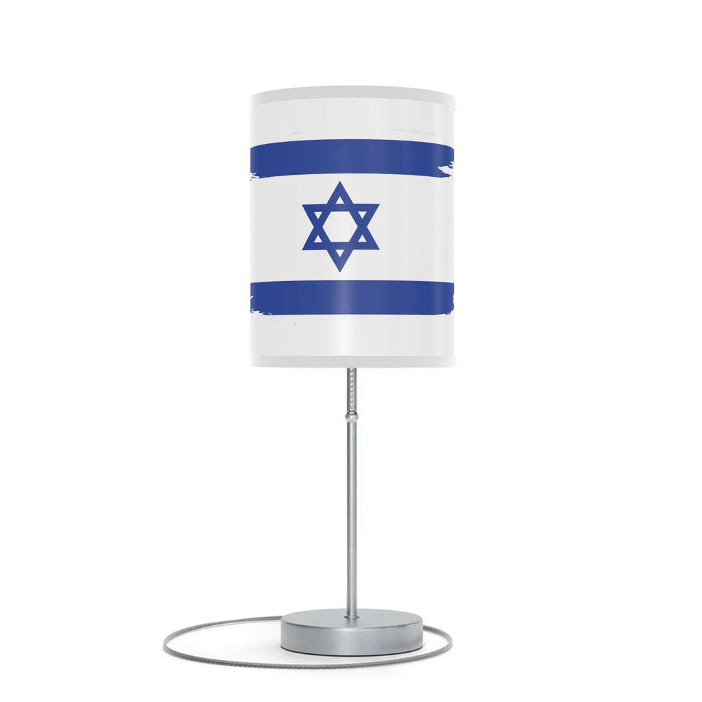 Israeli Flag Desk Lamp, Decorative Night Light, Home Office Decor, Unique Gift for Holidays, Modern Style Table Lamp