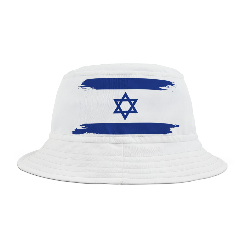Israel Flag Bucket Hat, Stylish Summer Hat, AOP Design, Perfect Gift for Travelers, Beach Wear, Festivals, Outdoor Activities