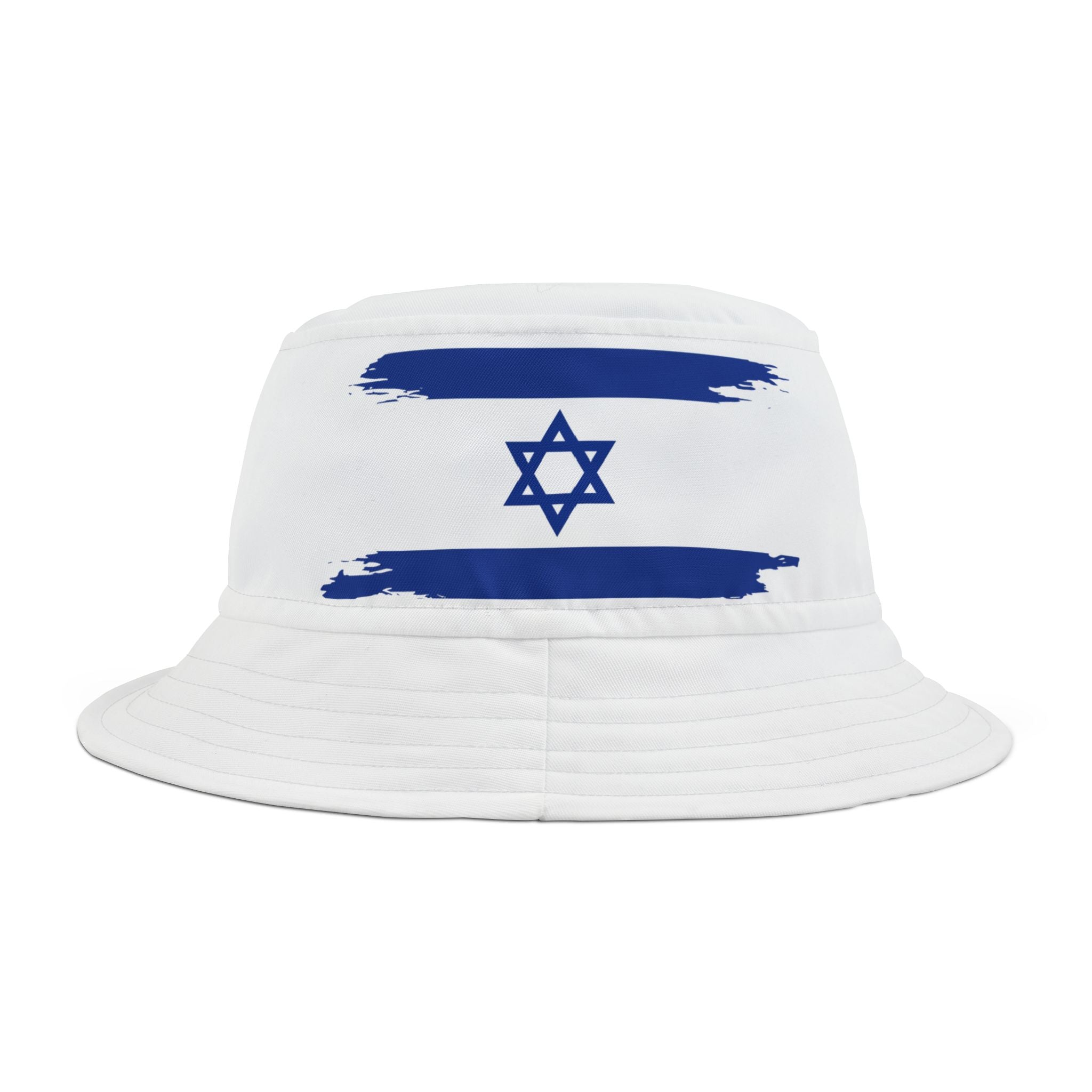 Israel Flag Bucket Hat, Stylish Summer Hat, AOP Design, Perfect Gift for Travelers, Beach Wear, Festivals, Outdoor Activities