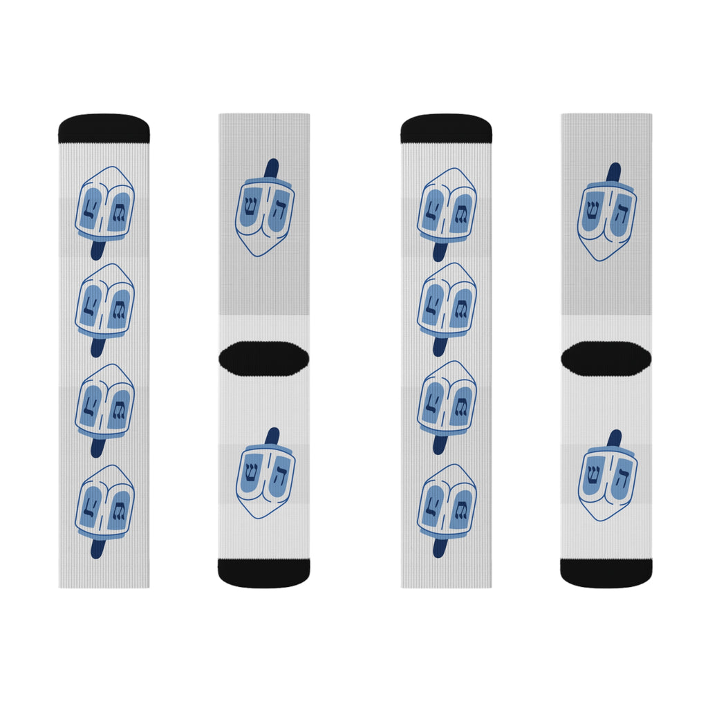 Custom Hanukkah Socks, Festive Holiday Gifts, Celebration Apparel, Unique Sock Gifts, Winter Celebration Socks