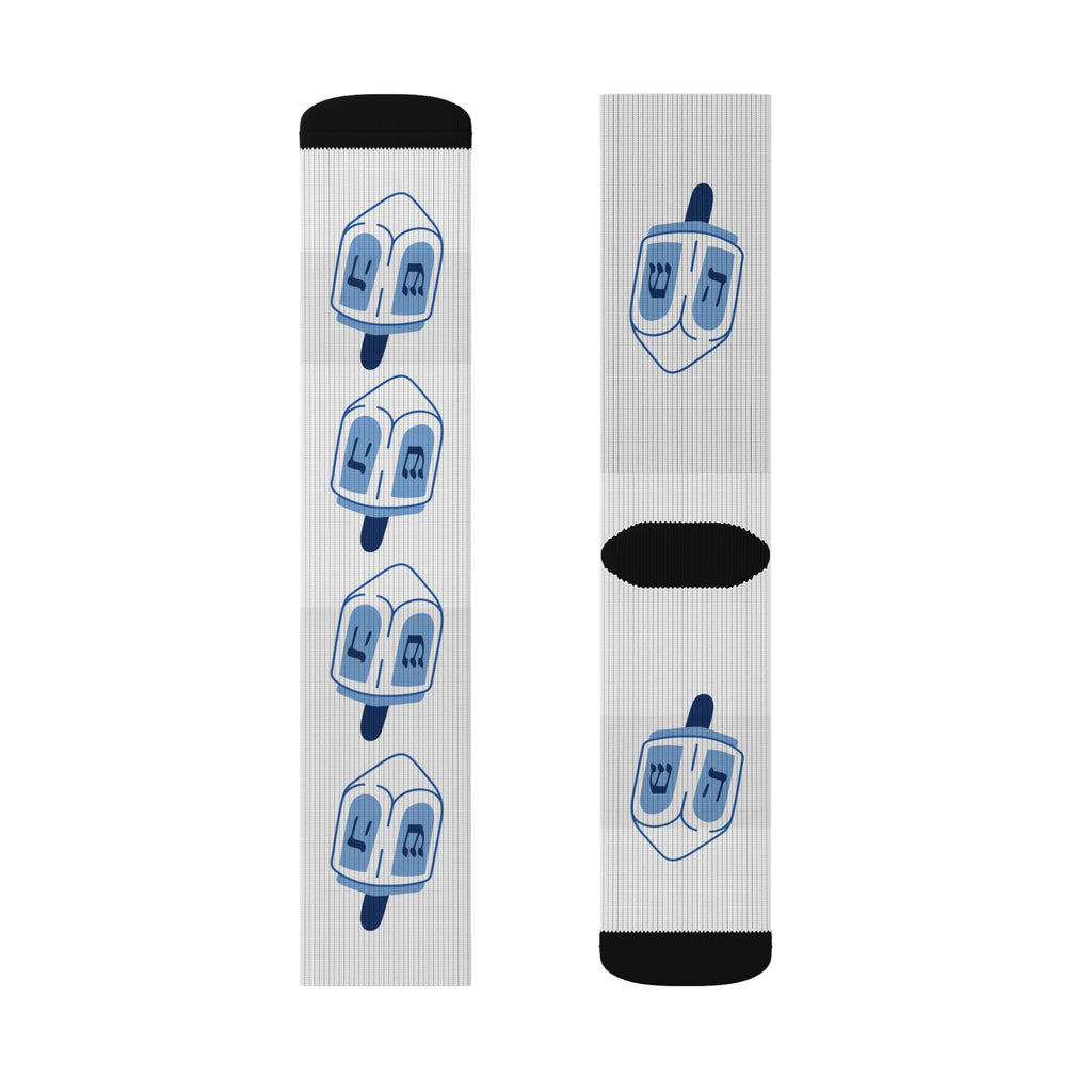 Custom Hanukkah Socks, Festive Holiday Gifts, Celebration Apparel, Unique Sock Gifts, Winter Celebration Socks