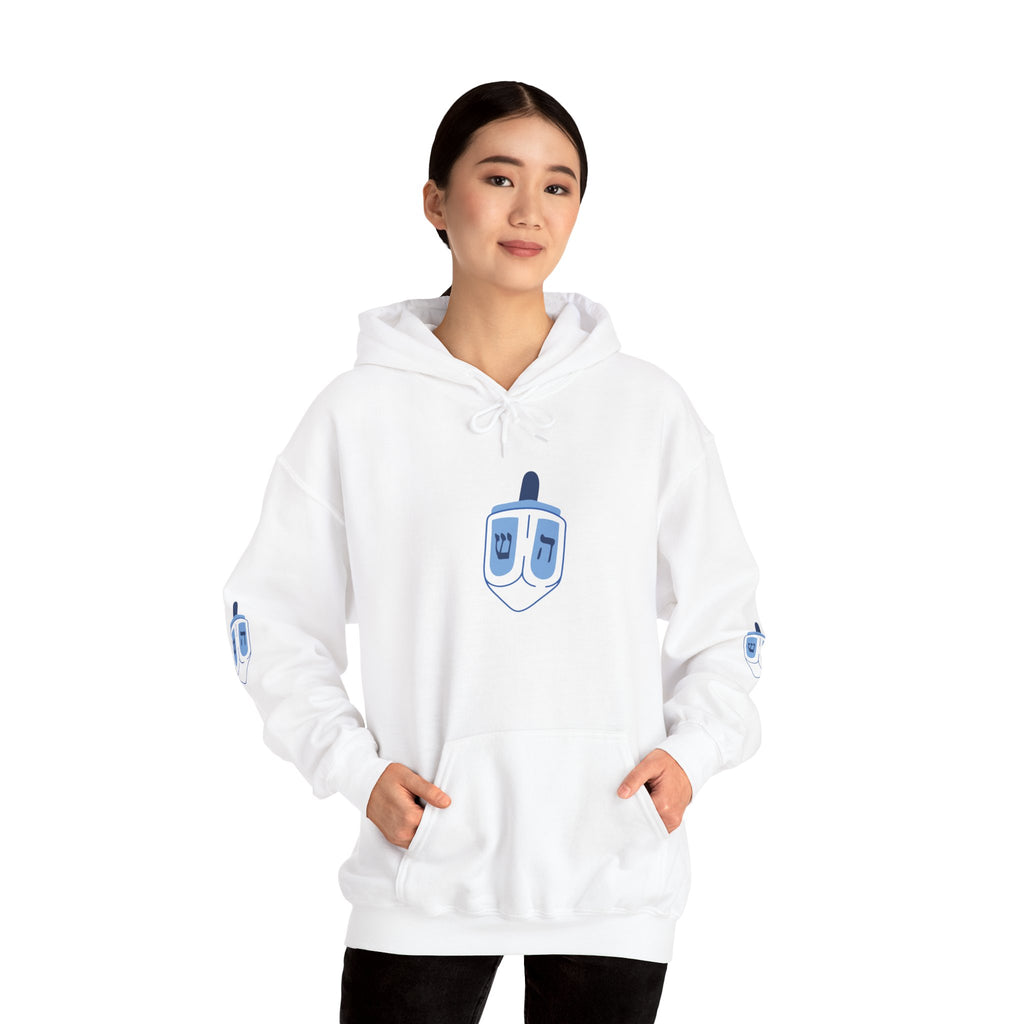 Hanukkah Dreidel Hooded Sweatshirt, Unisex Holiday Apparel, Festive Spinning Top Hoodie, Cozy Gift for Men and Women, Winter [...]