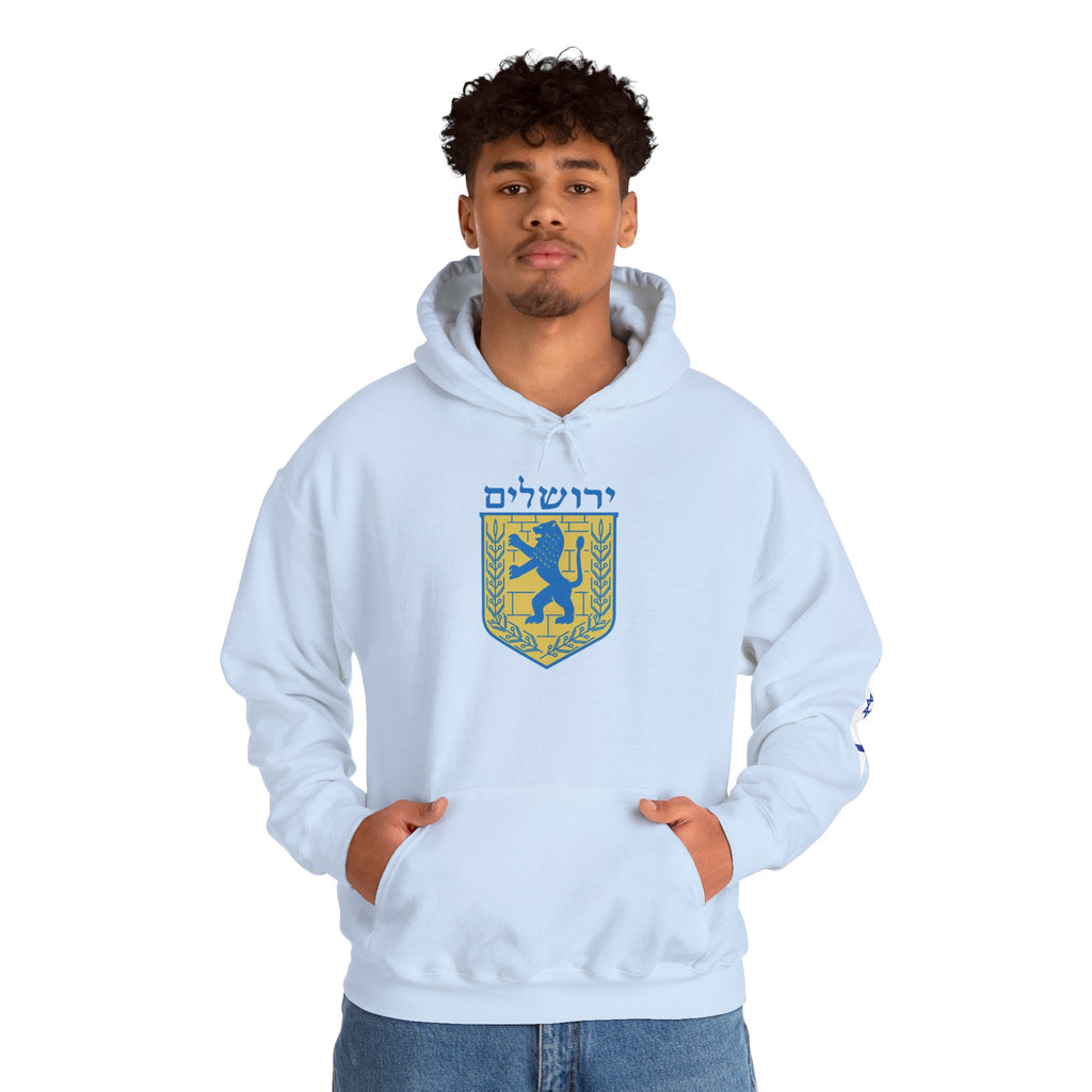 Stylish Jerusalem Unisex Heavy Blend™ Hoodie, Cozy Gift for Fans, Ideal for Celebrations, Streetwear, Everyday Comfort, Unique Graphic Design