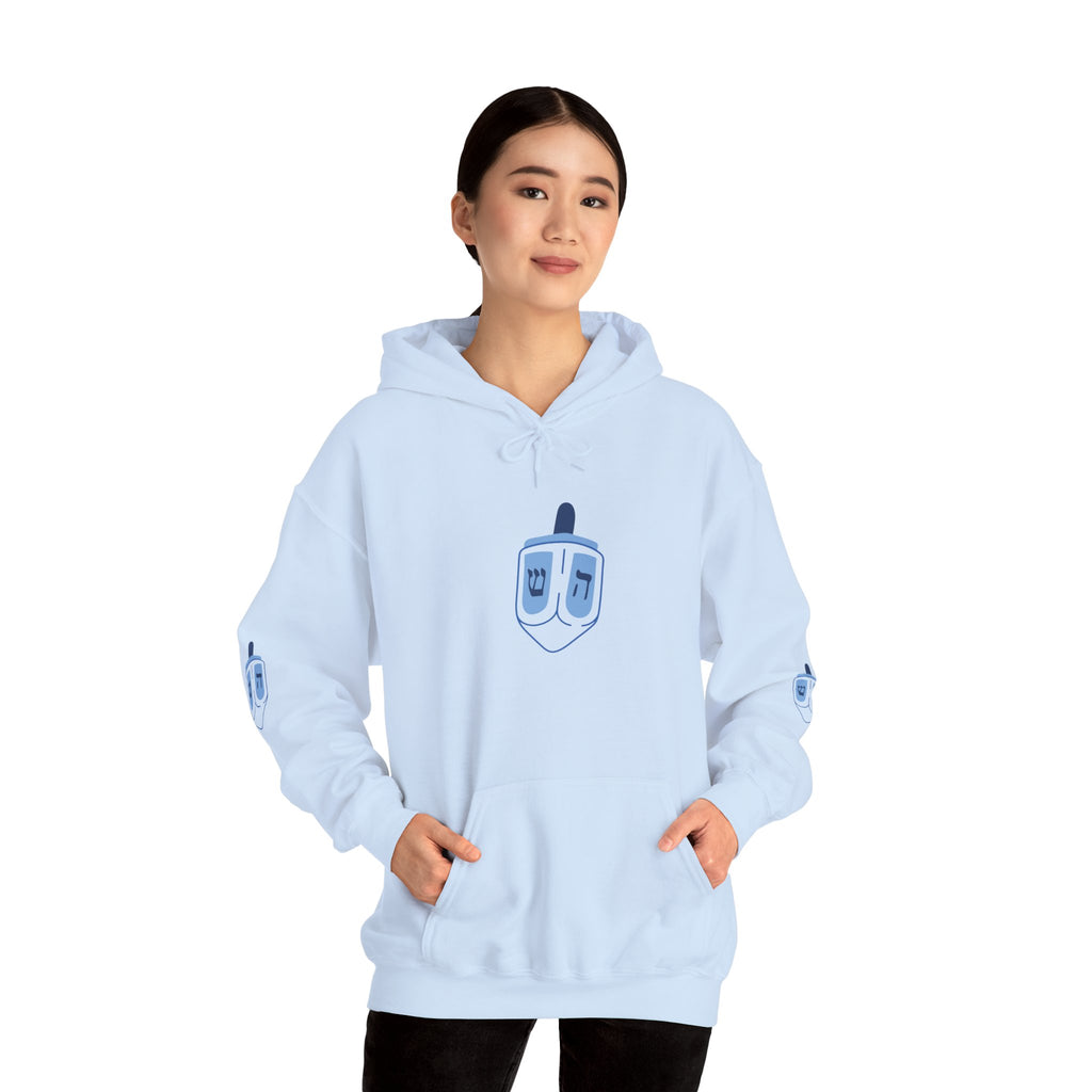 Hanukkah Dreidel Hooded Sweatshirt, Unisex Holiday Apparel, Festive Spinning Top Hoodie, Cozy Gift for Men and Women, Winter [...]