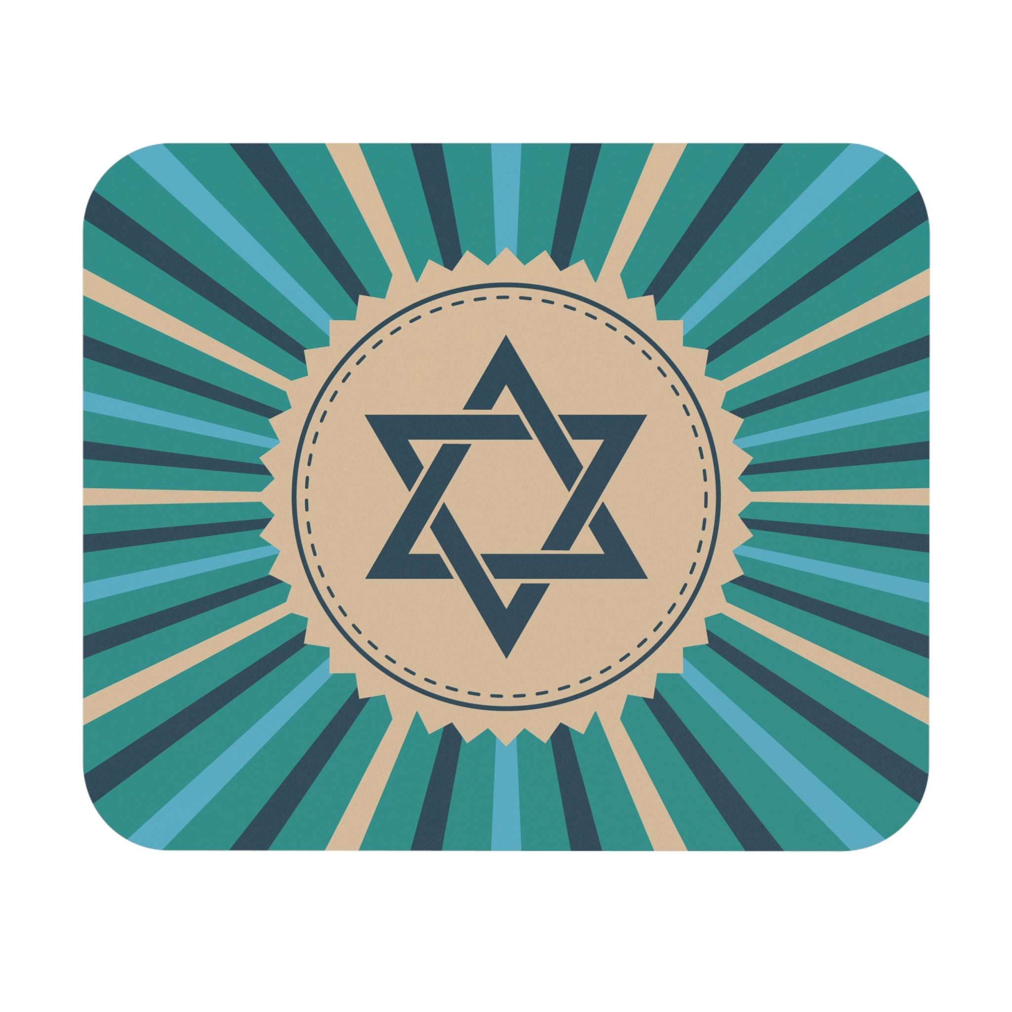 Star of David Mouse Pad - Jewish Decor, Desk Accessory, Office Gift, Chanukah Present