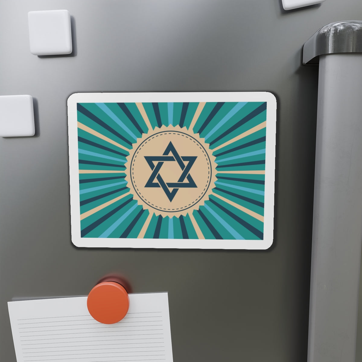Jewish Star Die-Cut Magnets | Stylish Home Decor, Fridge Art