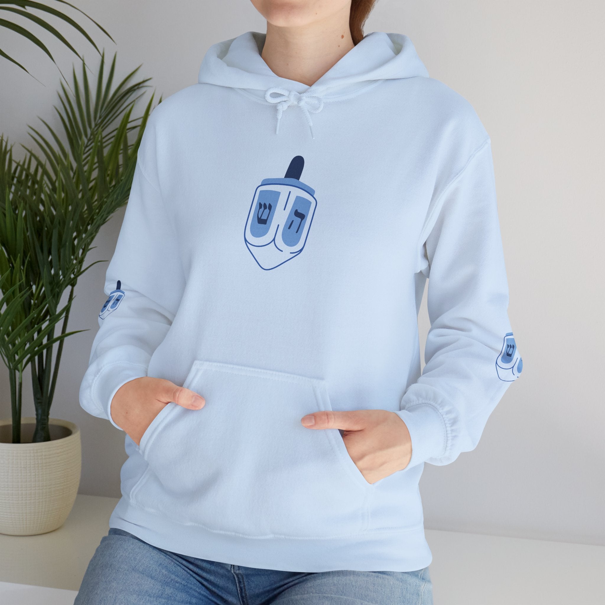 Hanukkah Dreidel Hooded Sweatshirt, Unisex Holiday Apparel, Festive Spinning Top Hoodie, Cozy Gift for Men and Women, Winter [...]