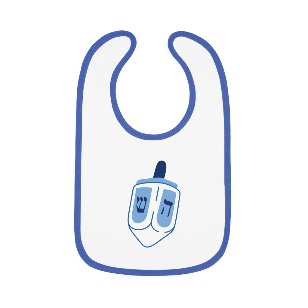 Baby Dreidel Bib, Cute Baby Bib, Hanukkah Gift, Holiday Accessories, Baby Shower Gift, Infant Feeding