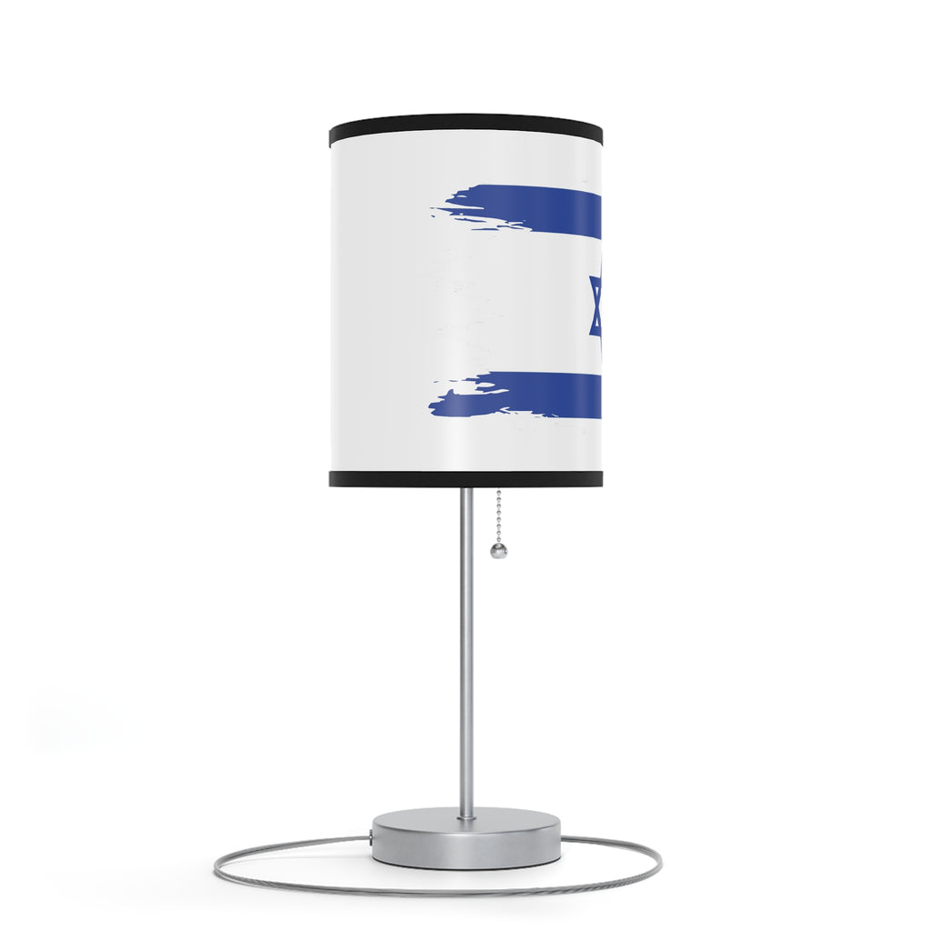 Israeli Flag Desk Lamp, Decorative Night Light, Home Office Decor, Unique Gift for Holidays, Modern Style Table Lamp