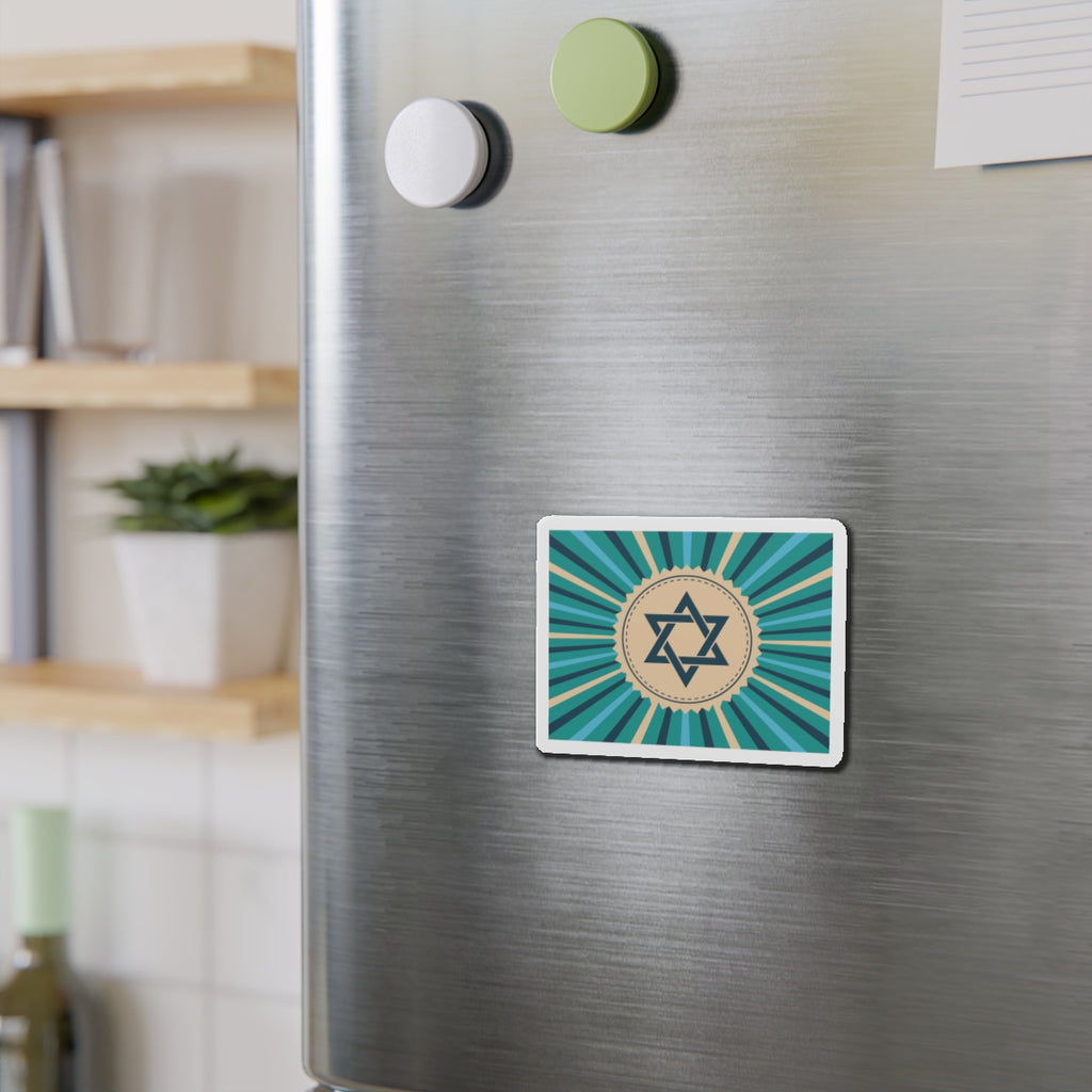 Jewish Star Die-Cut Magnets | Stylish Home Decor, Fridge Art