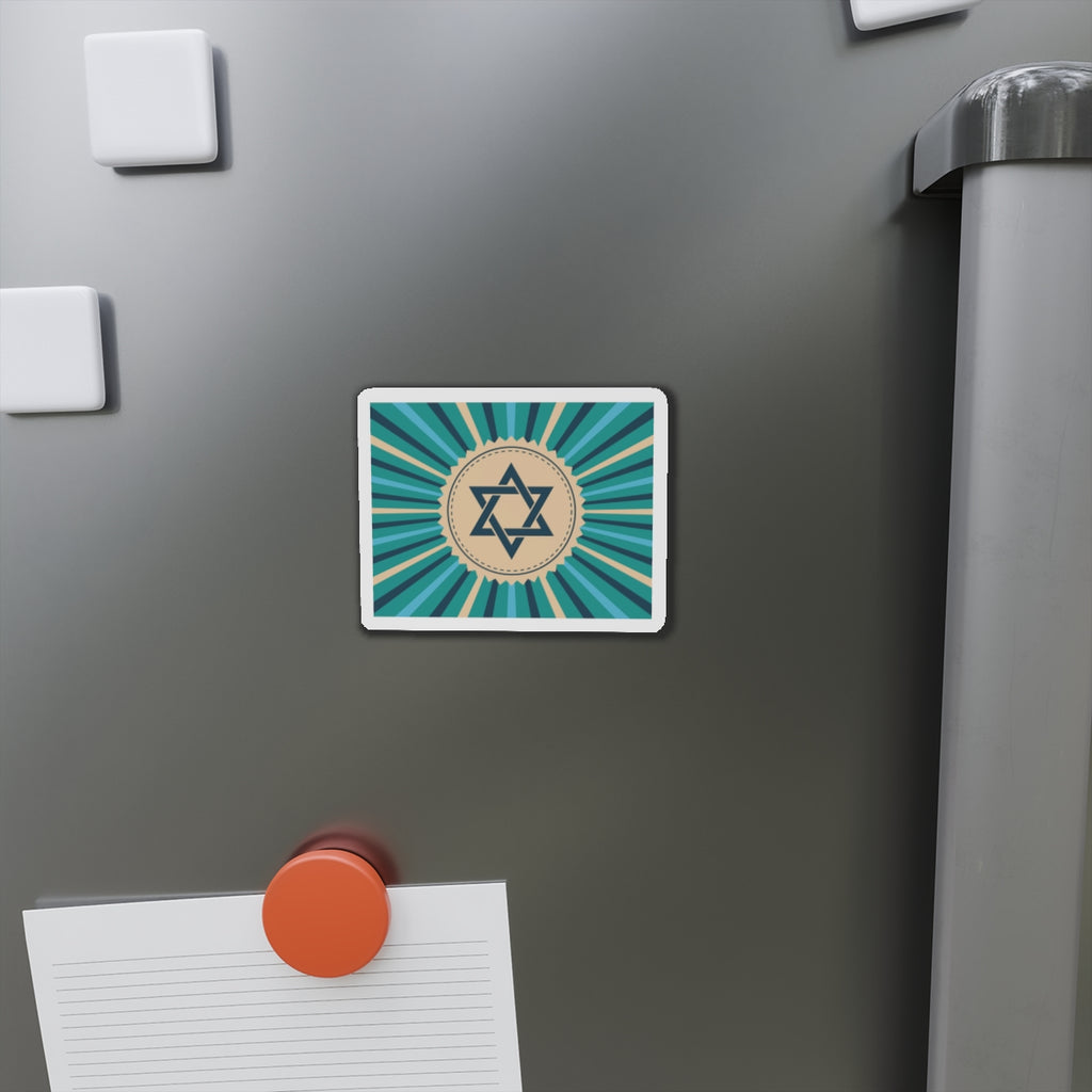 Jewish Star Die-Cut Magnets | Stylish Home Decor, Fridge Art