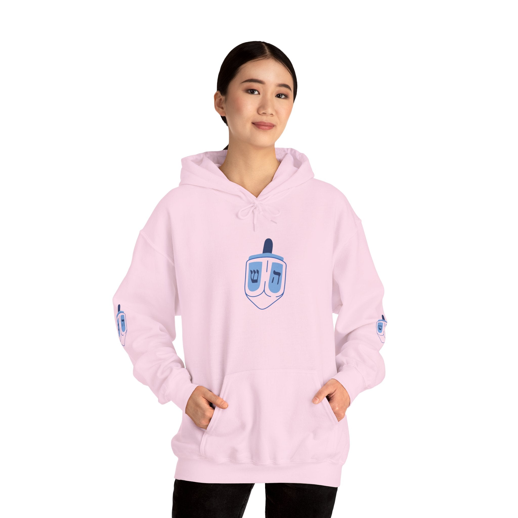 Hanukkah Dreidel Hooded Sweatshirt, Unisex Holiday Apparel, Festive Spinning Top Hoodie, Cozy Gift for Men and Women, Winter [...]
