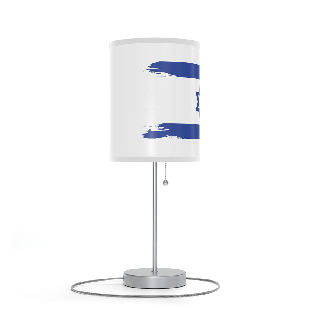 Israeli Flag Desk Lamp, Decorative Night Light, Home Office Decor, Unique Gift for Holidays, Modern Style Table Lamp