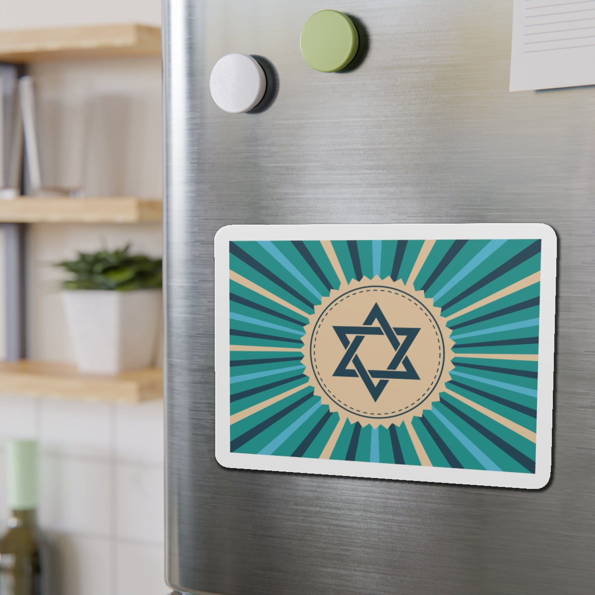Jewish Star Die-Cut Magnets | Stylish Home Decor, Fridge Art