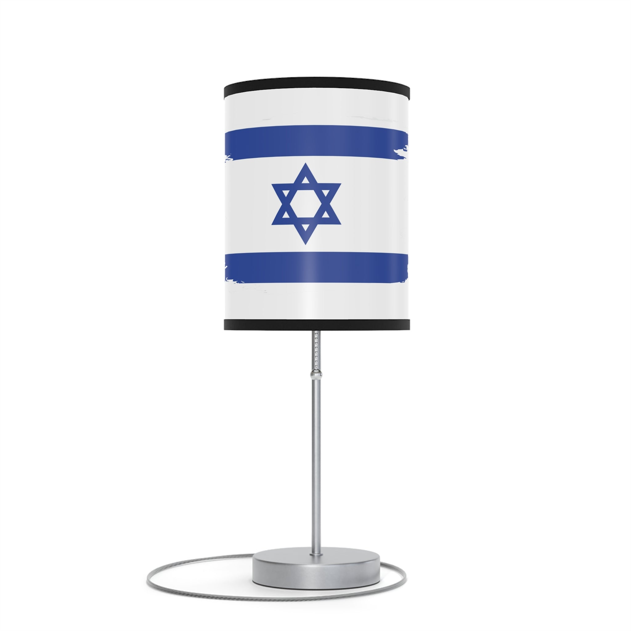 Israeli Flag Desk Lamp, Decorative Night Light, Home Office Decor, Unique Gift for Holidays, Modern Style Table Lamp
