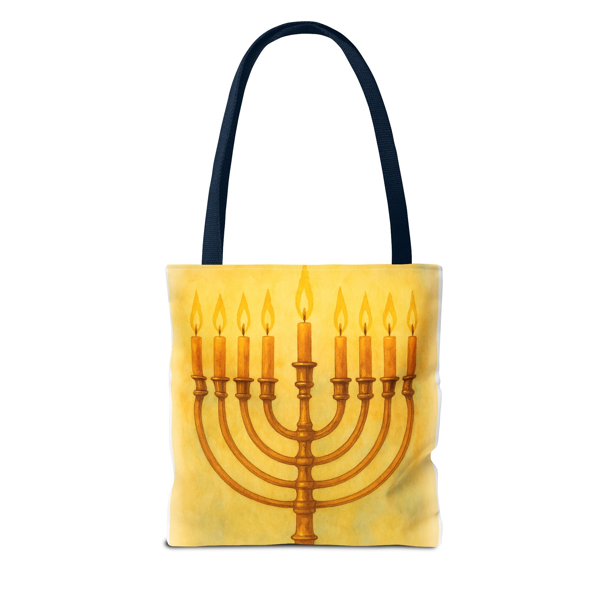 Menorah Tote Bag | Hanukkah Tote | Holiday Gift | Reusable Shopping Bag | Jewish Festival Essentials