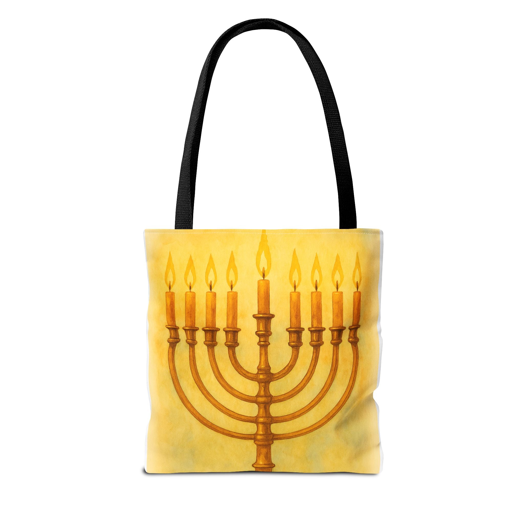 Menorah Tote Bag | Hanukkah Tote | Holiday Gift | Reusable Shopping Bag | Jewish Festival Essentials
