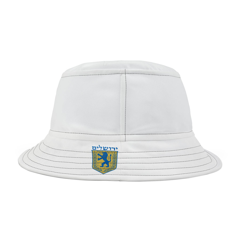 Israel Flag Bucket Hat, Stylish Summer Hat, AOP Design, Perfect Gift for Travelers, Beach Wear, Festivals, Outdoor Activities