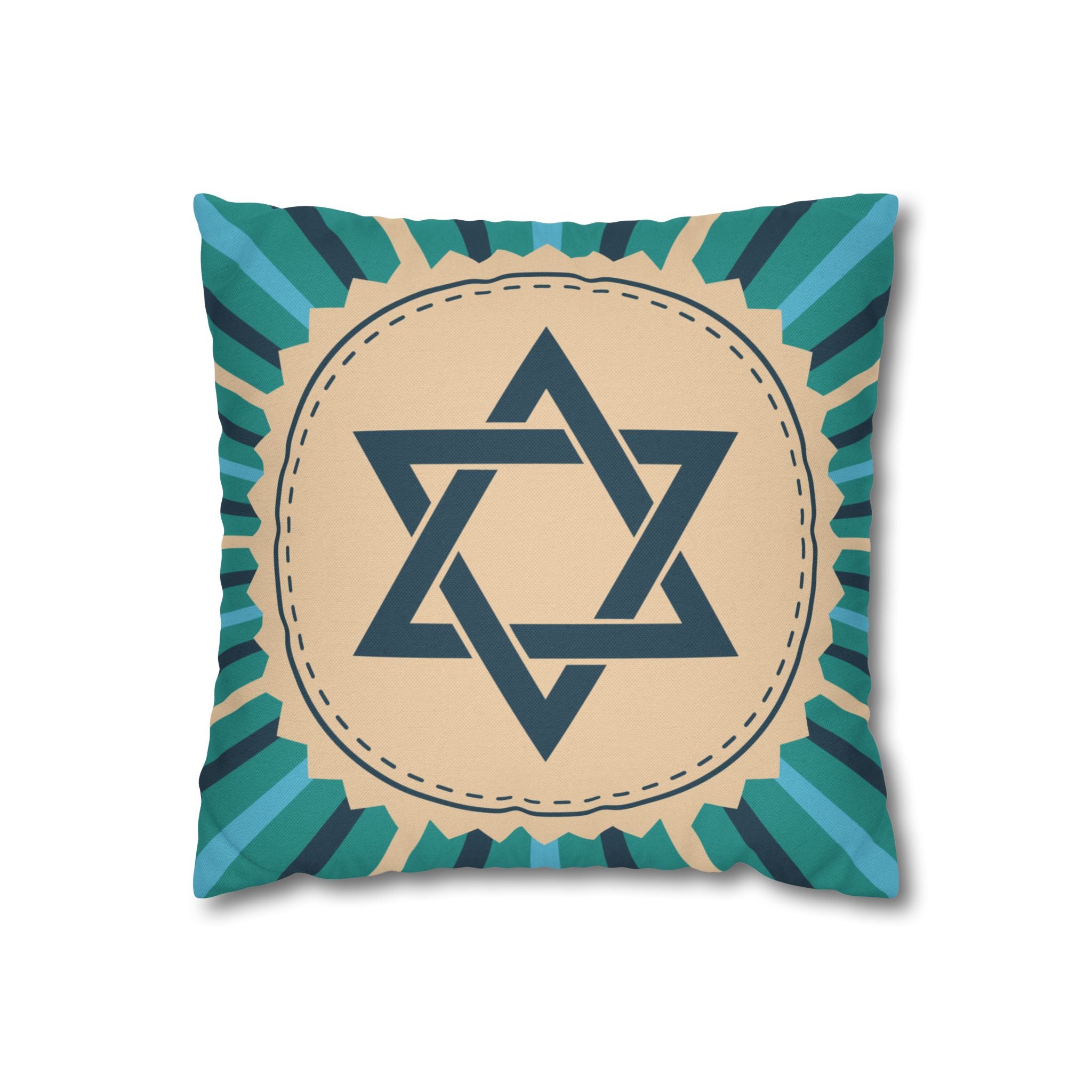 Star of David Decorative Pillowcase, Jewish Home Decor