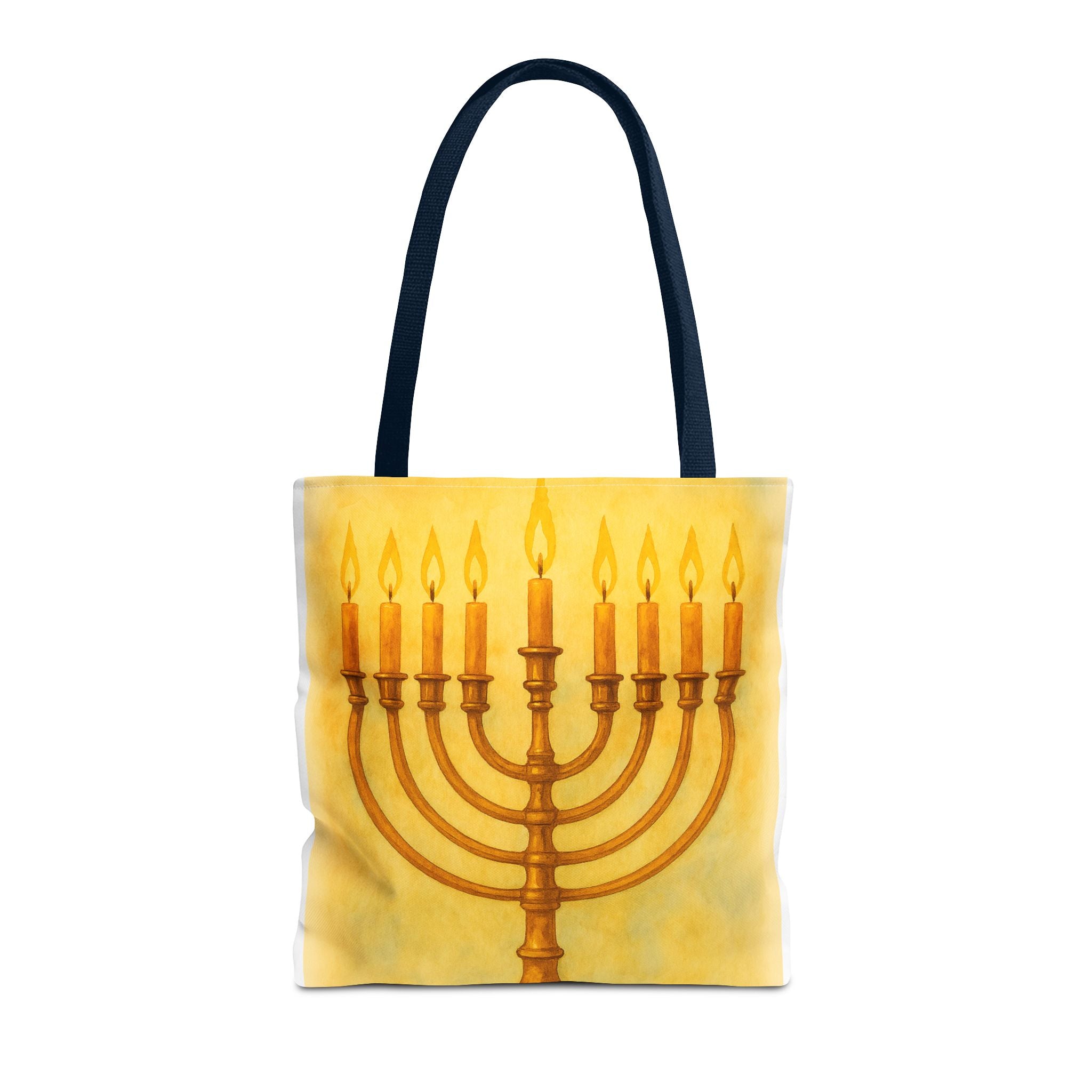 Menorah Tote Bag | Hanukkah Tote | Holiday Gift | Reusable Shopping Bag | Jewish Festival Essentials