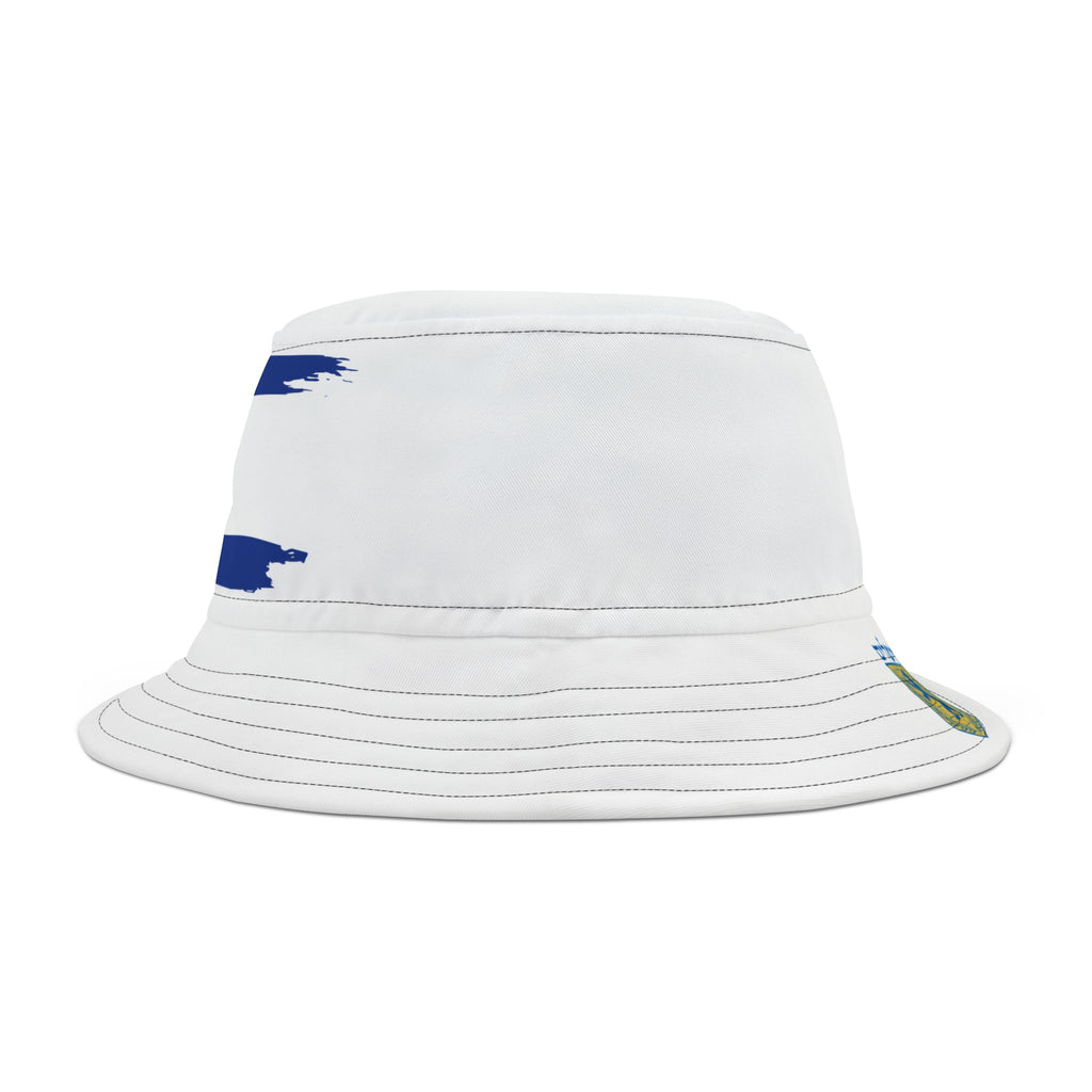 Israel Flag Bucket Hat, Stylish Summer Hat, AOP Design, Perfect Gift for Travelers, Beach Wear, Festivals, Outdoor Activities