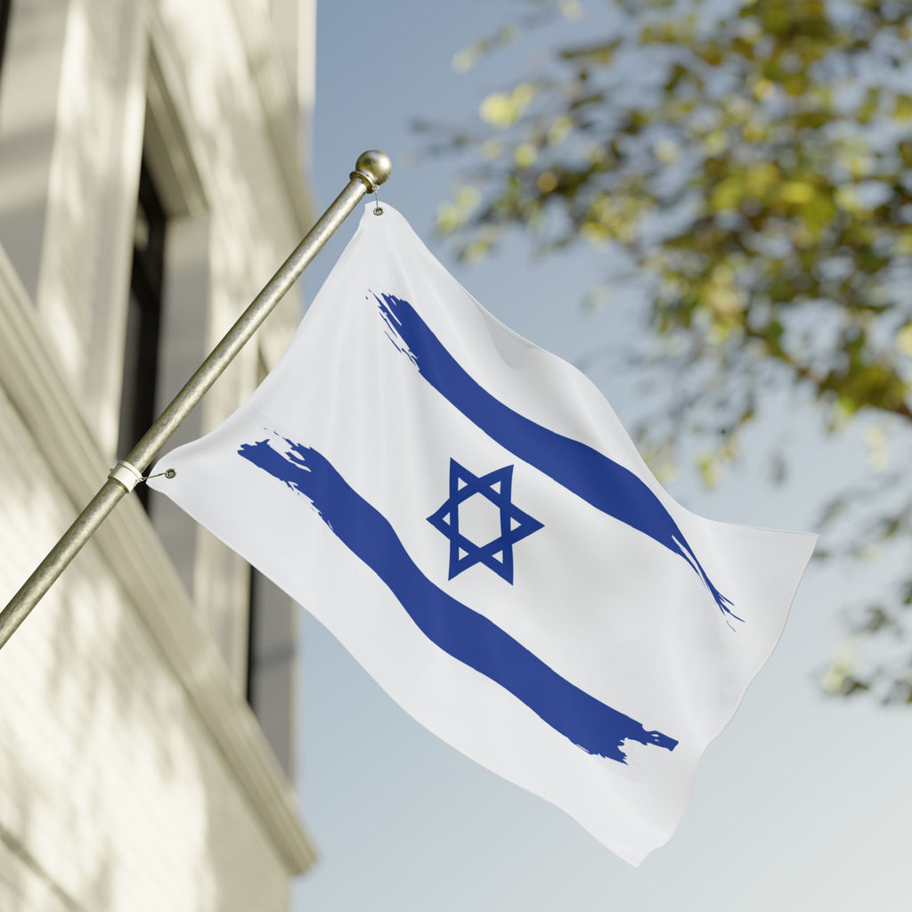 Israeli Double-Sided Flag, Outdoor Decor, Patriotic Banner, Holiday Flag, Garden Decoration